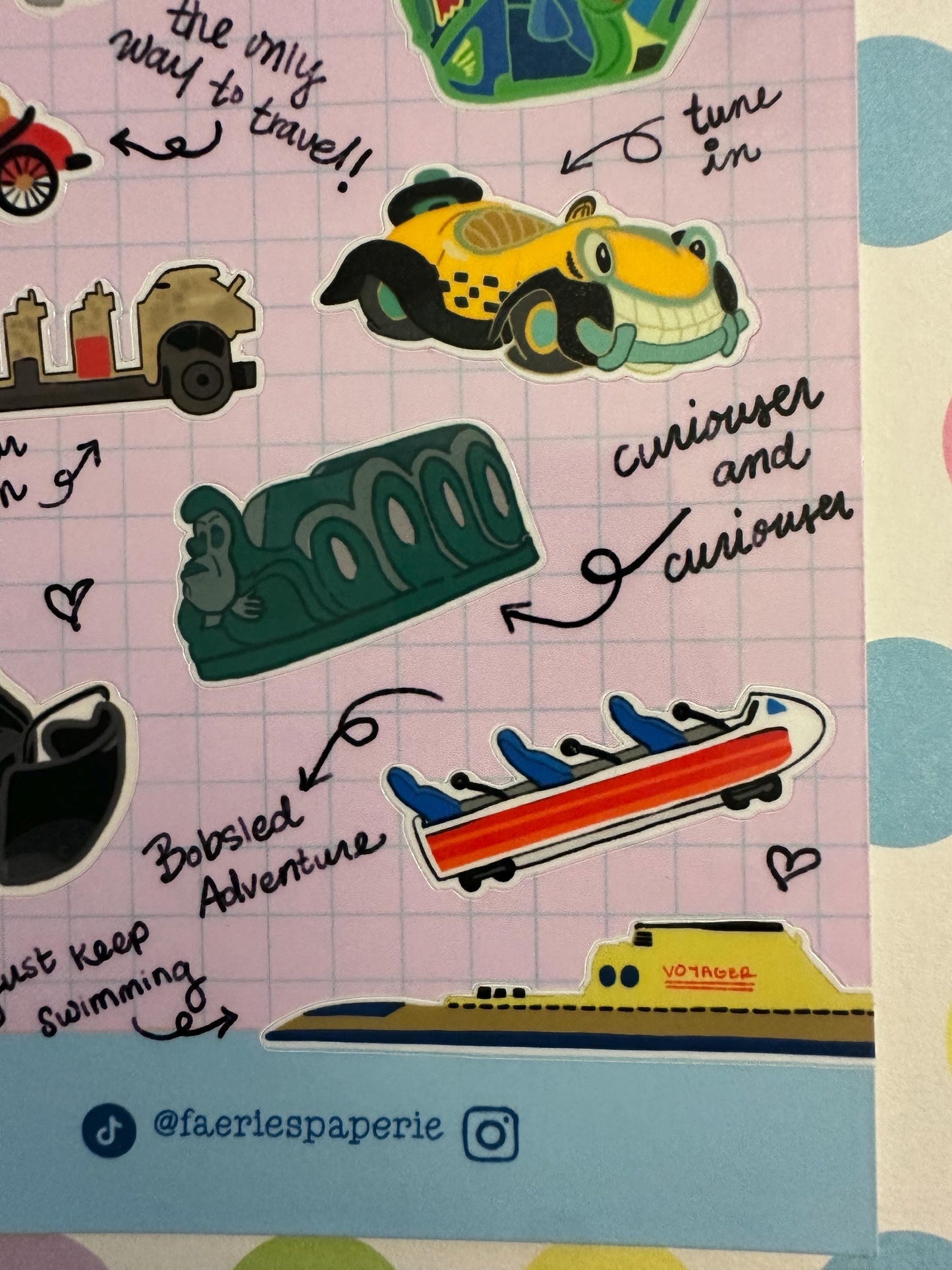 Get In Bestie Classic Sticker Sheet