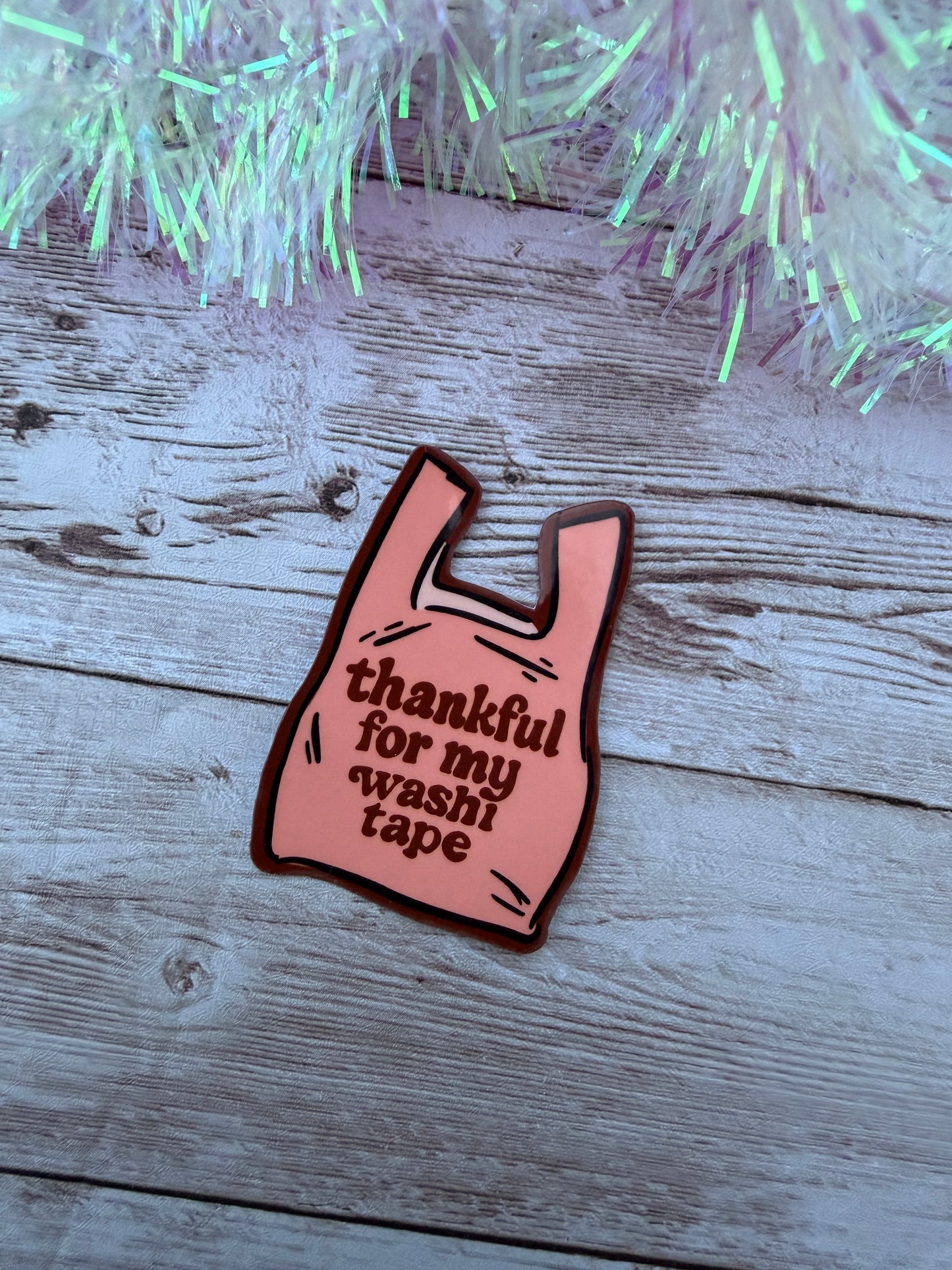 Thankful For Crafty Totes Vinyl Stickers