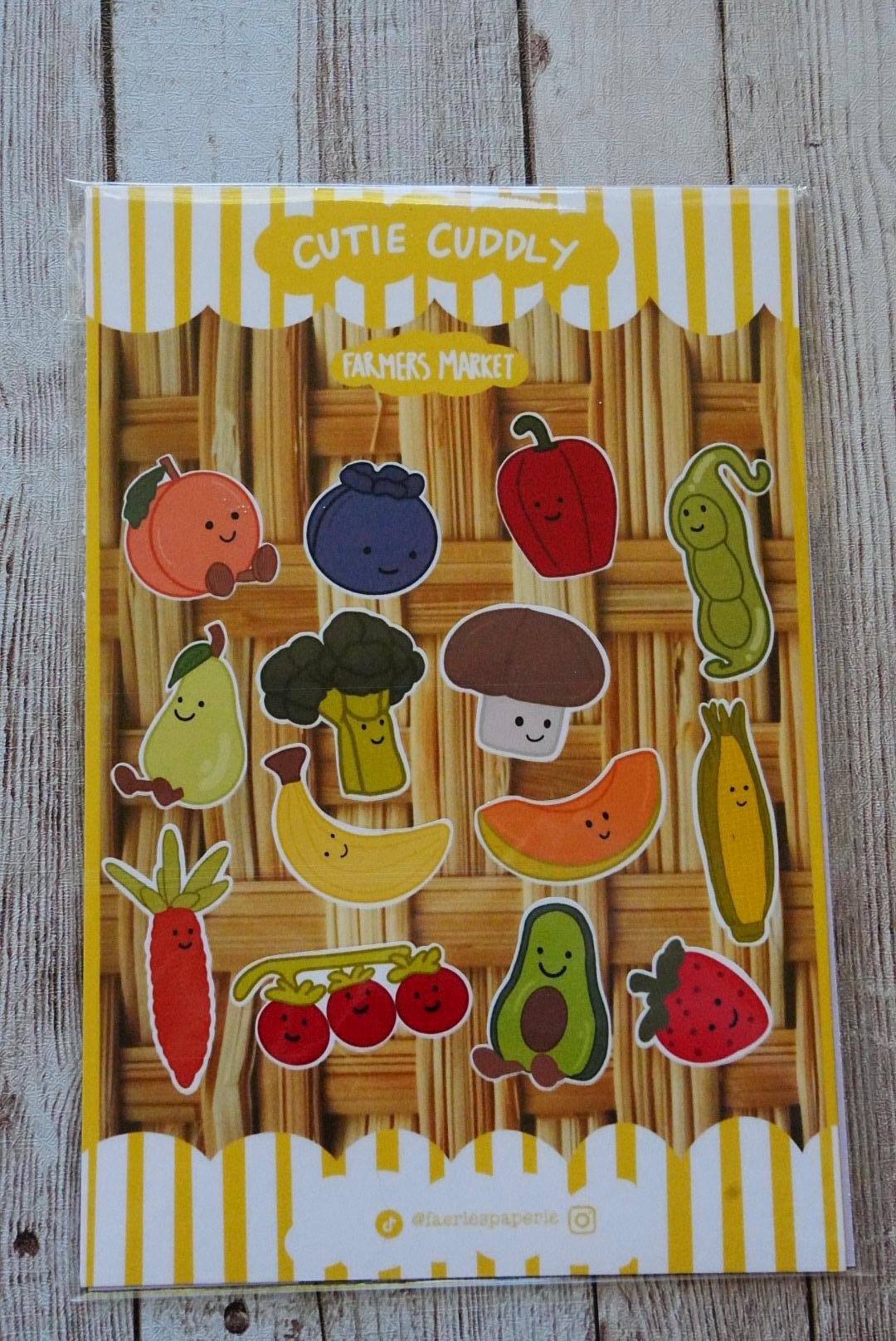 Cutie Cuddly Classic Sticker Sheets