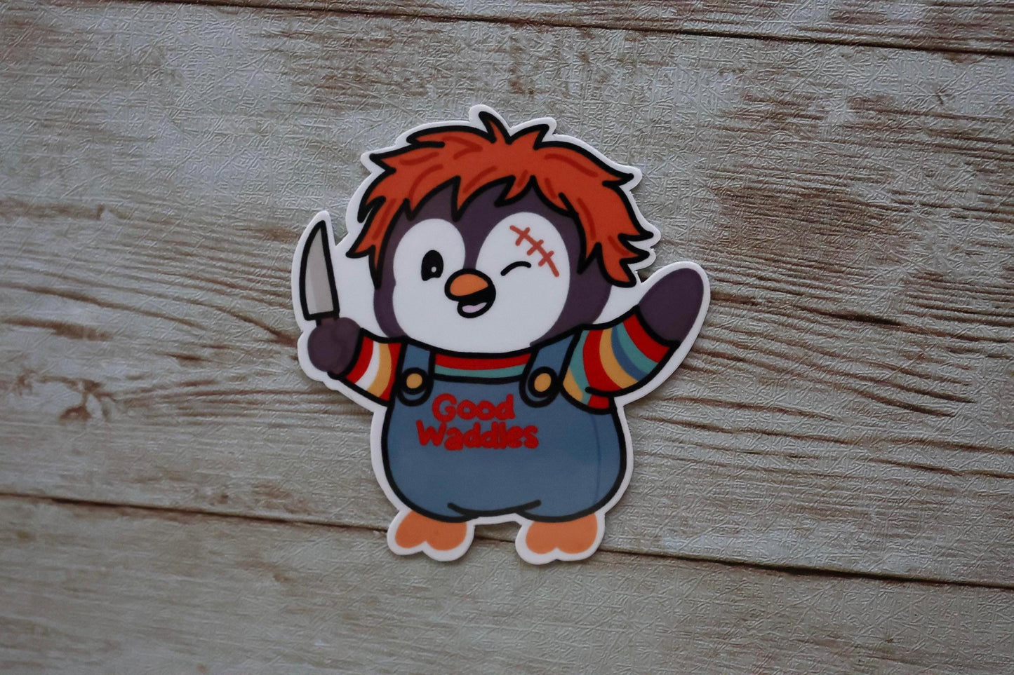 Mr Waddles Halloween Costume Vinyl Stickers