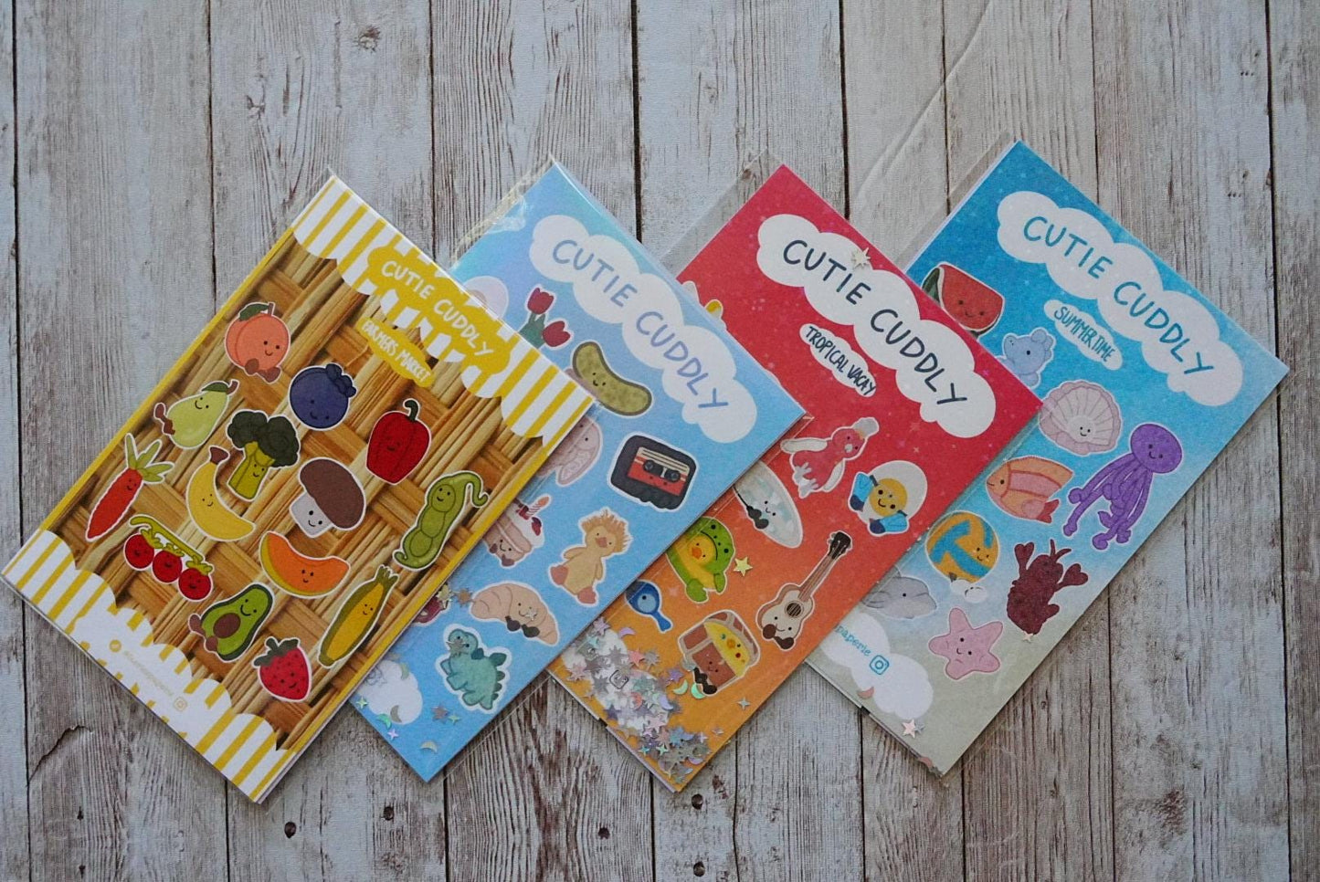 Cutie Cuddly Classic Sticker Sheets