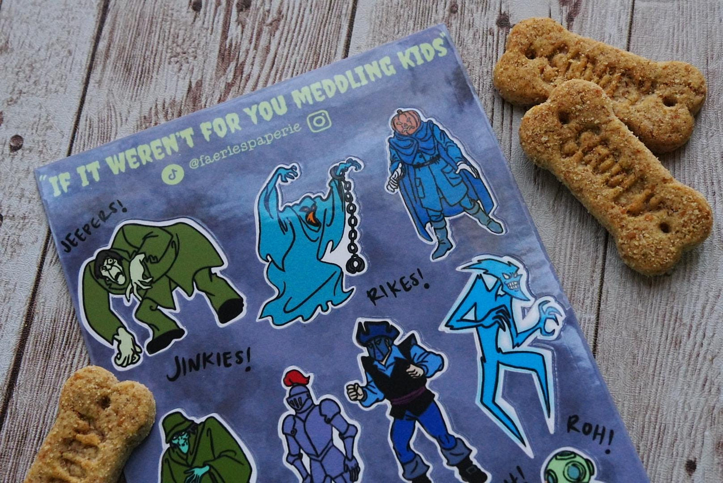 If It Weren’t for you Meddling Kids Classic Sticker Sheet