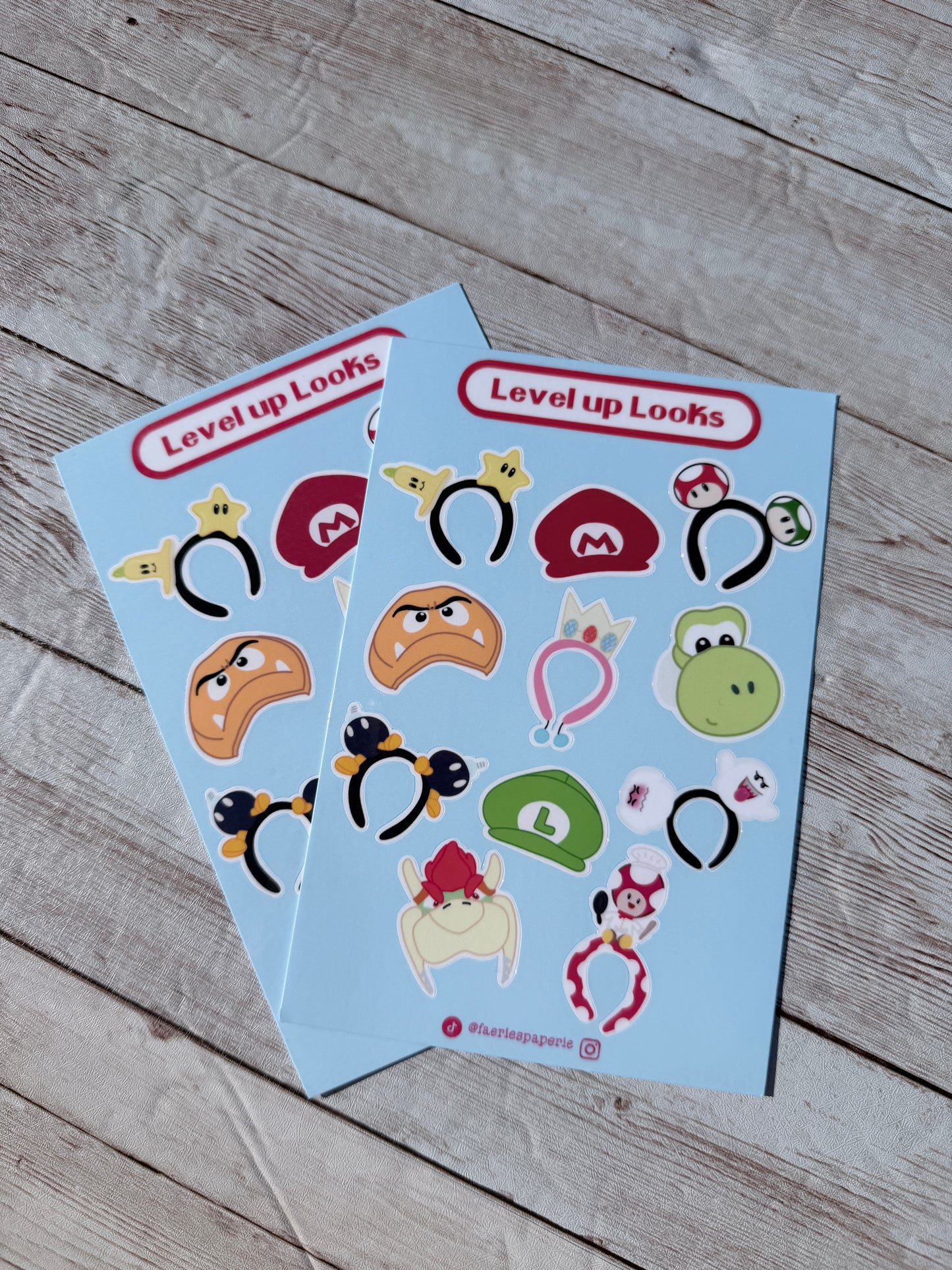 Level Up Looks Classic Sticker Sheet