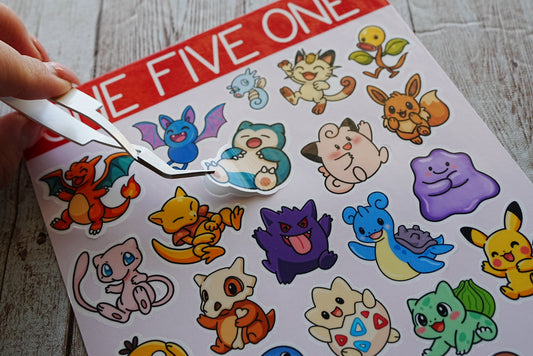 151 Jumbo Sticker Sheet