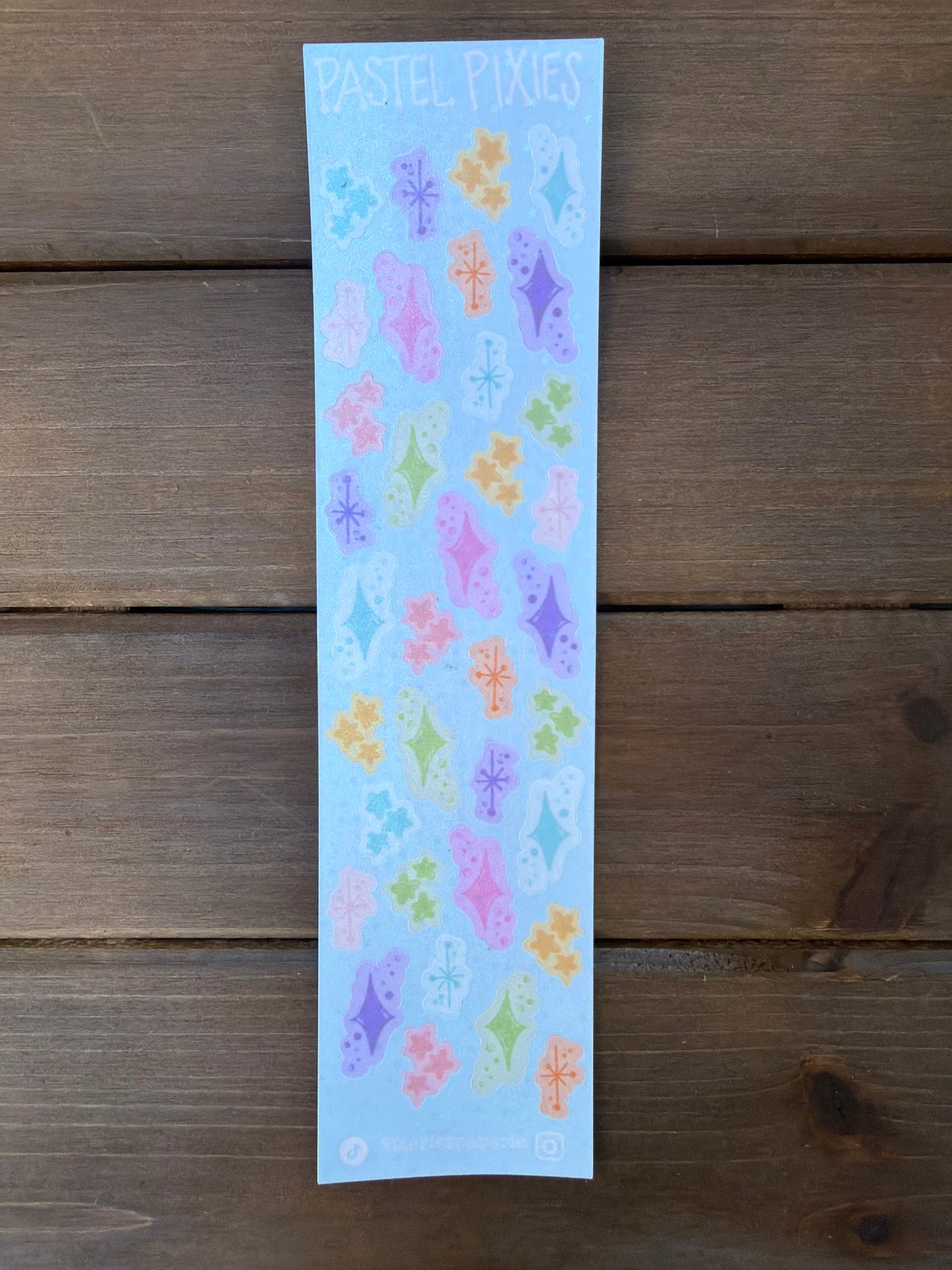 Pastel Pixie Dust Skinny Sticker Sheet