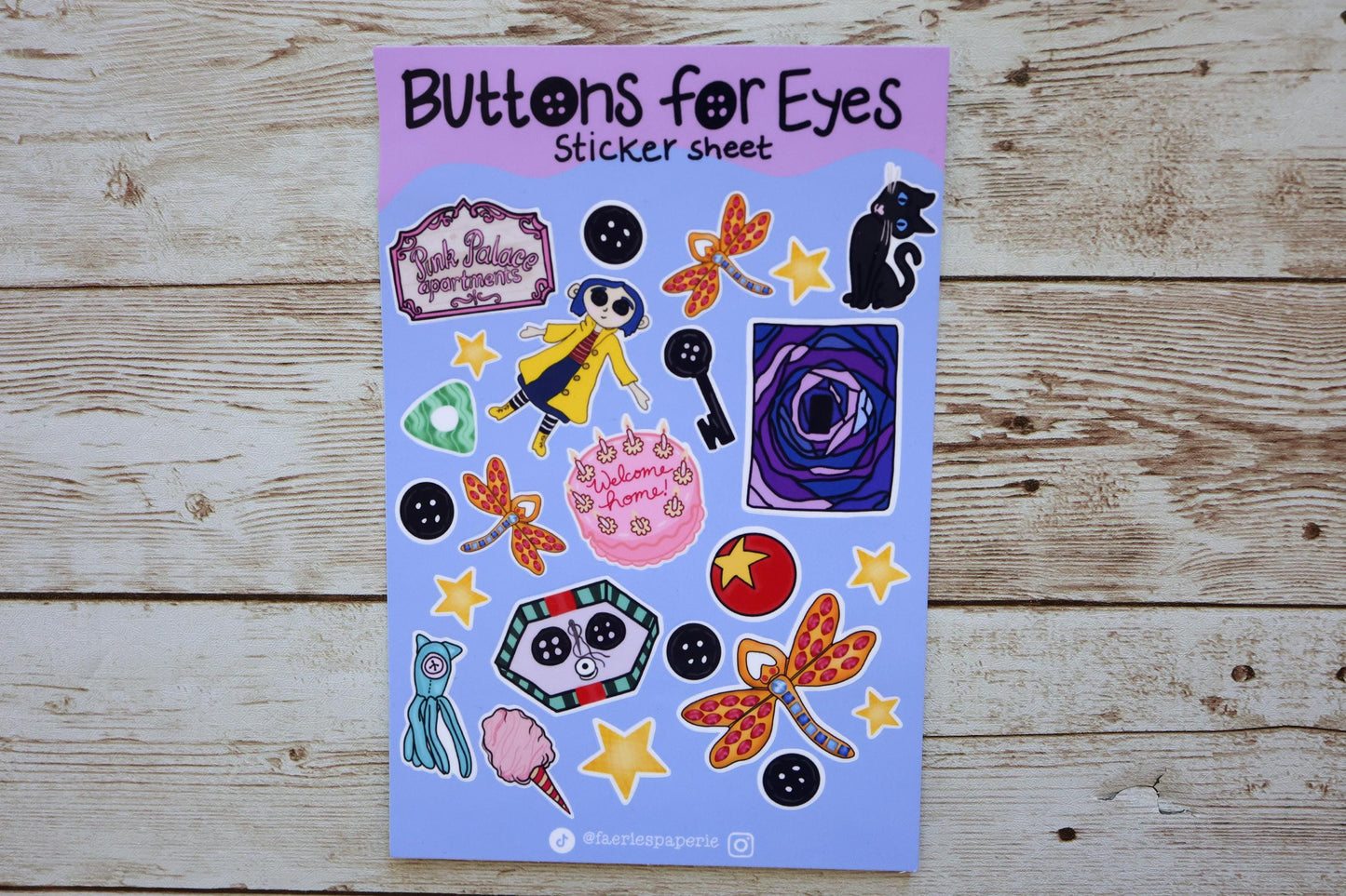 Buttons For Eyes Classic Sticker Sheet