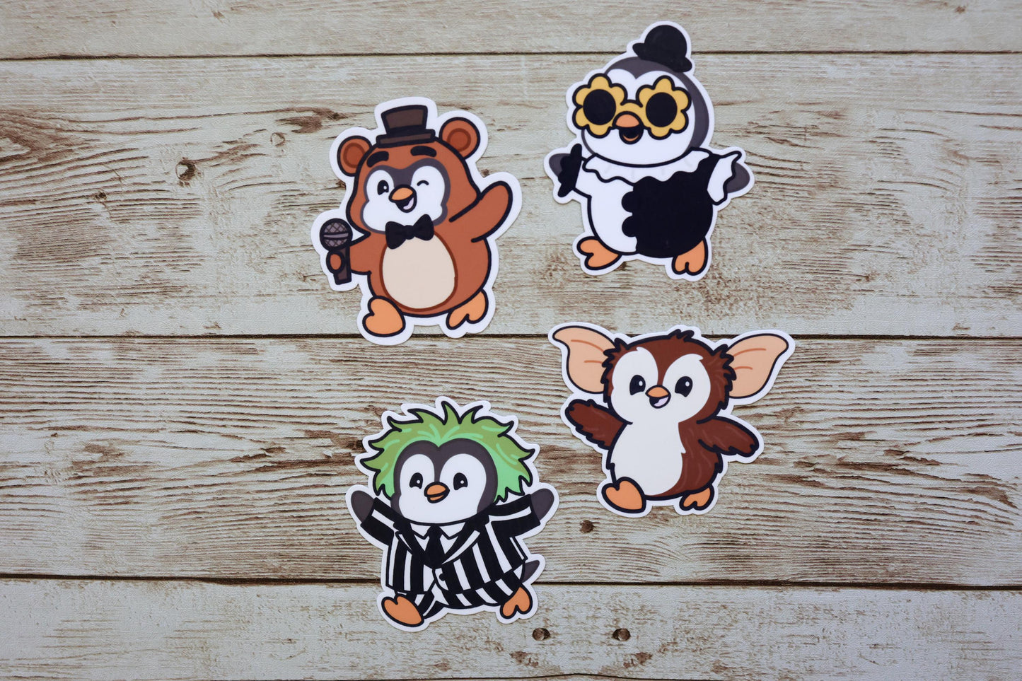 Mr Waddles Halloween Costume Vinyl Stickers