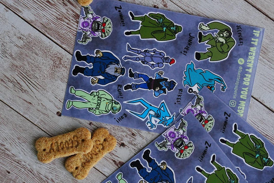 If It Weren’t for you Meddling Kids Classic Sticker Sheet