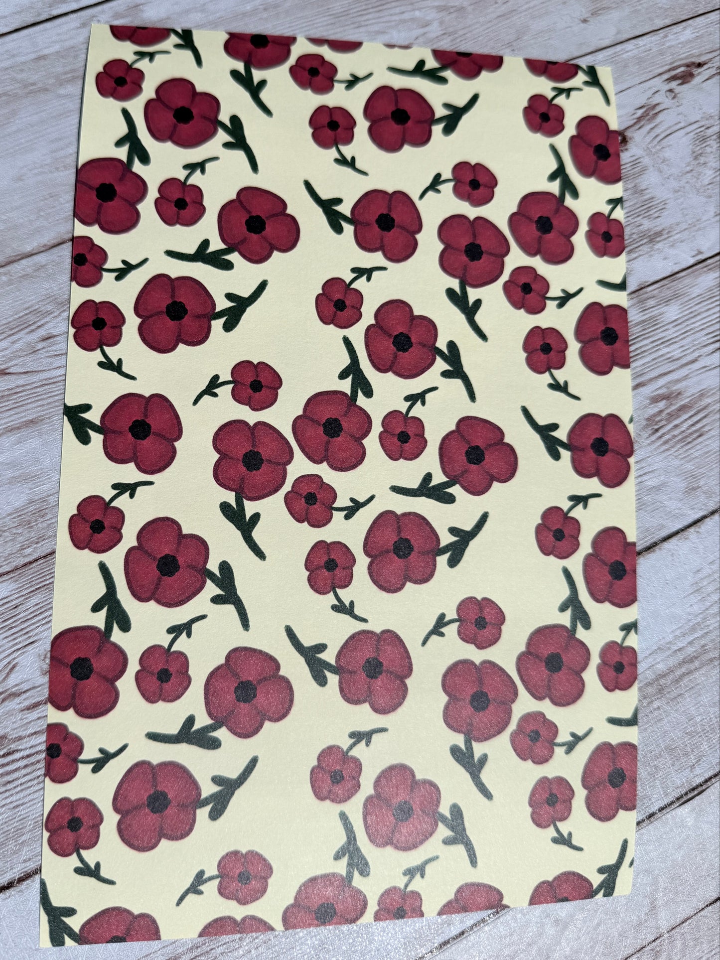 California Poppy Journal/Scrapbook Paper