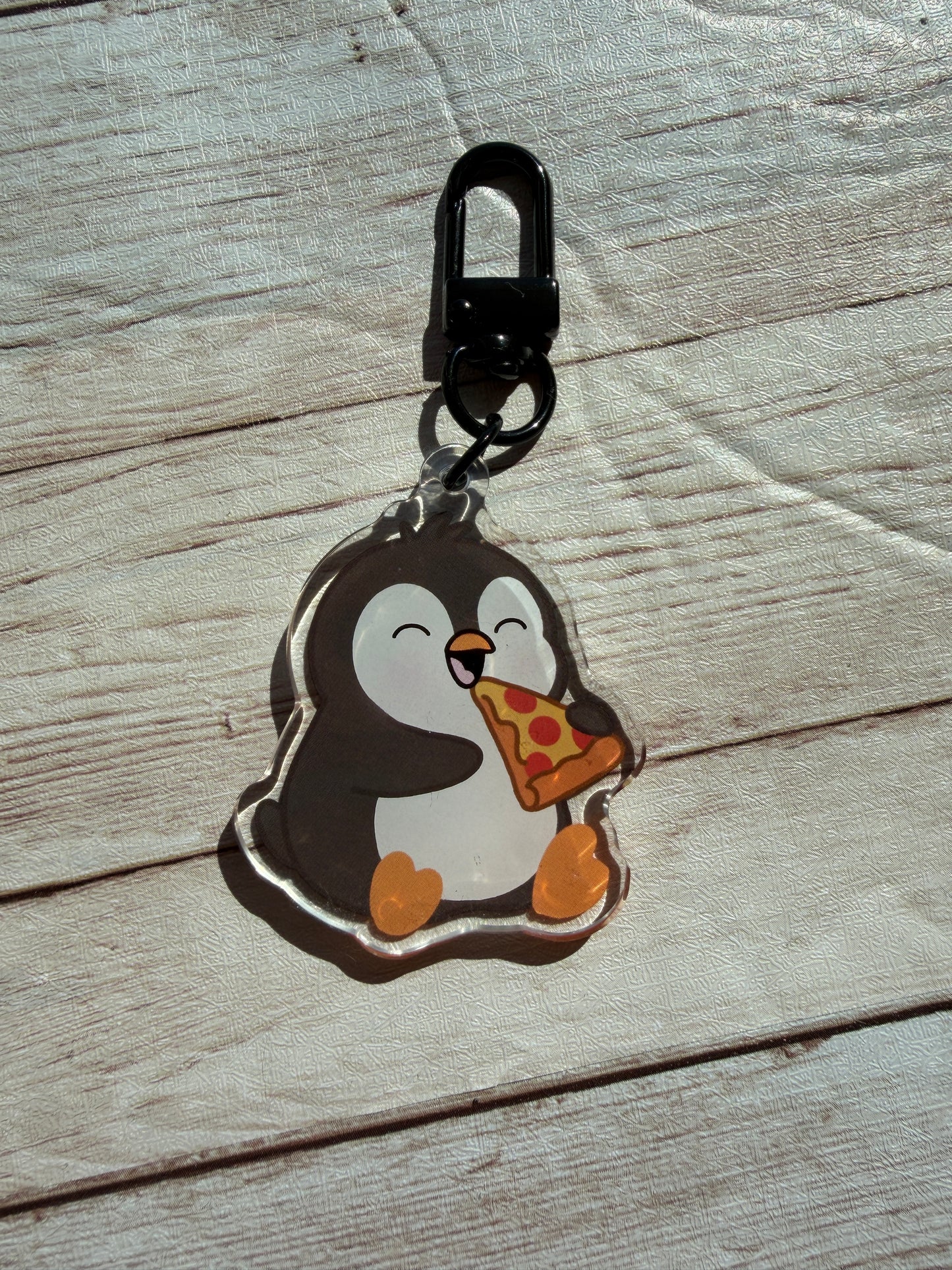 Pizza Eating Waddles Journal/Bag Charm