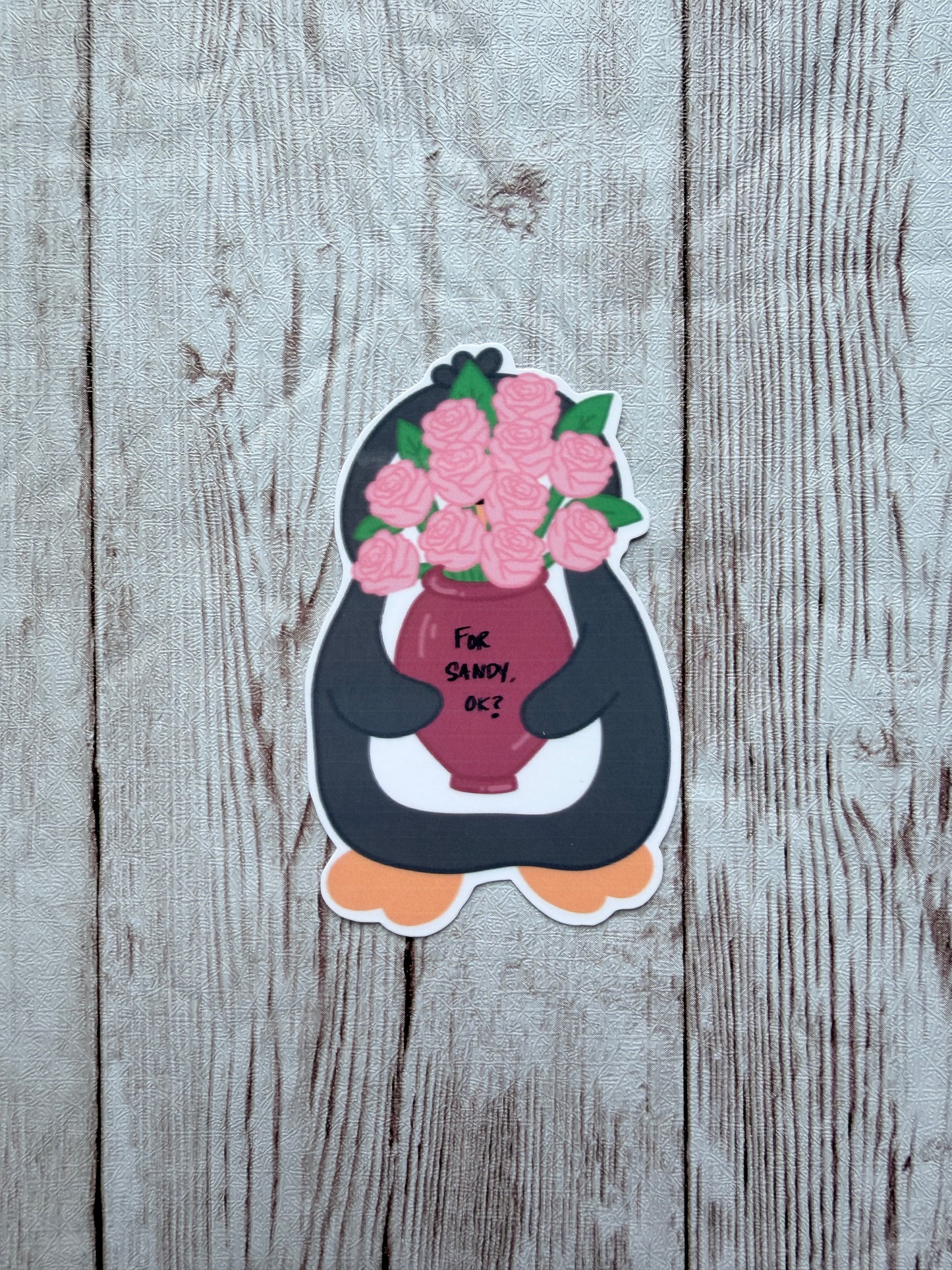 Freaky Niki Waddles Vinyl Sticker