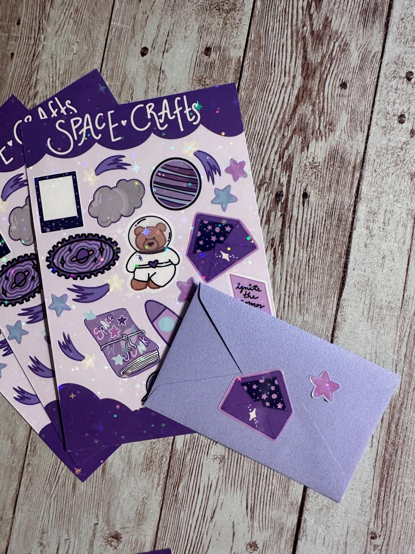 Space Crafts Classic Sticker Sheet