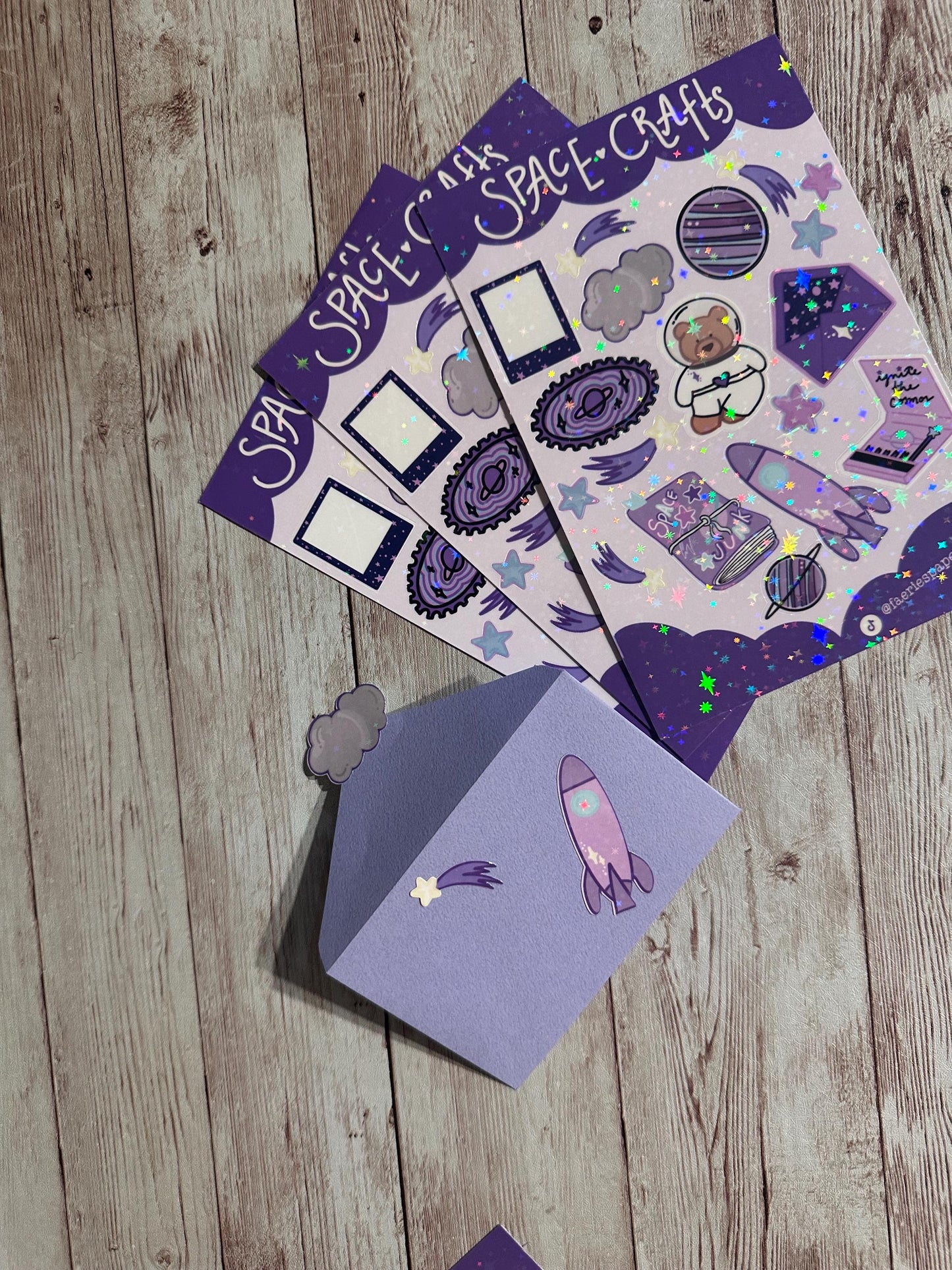 Space Crafts Classic Sticker Sheet