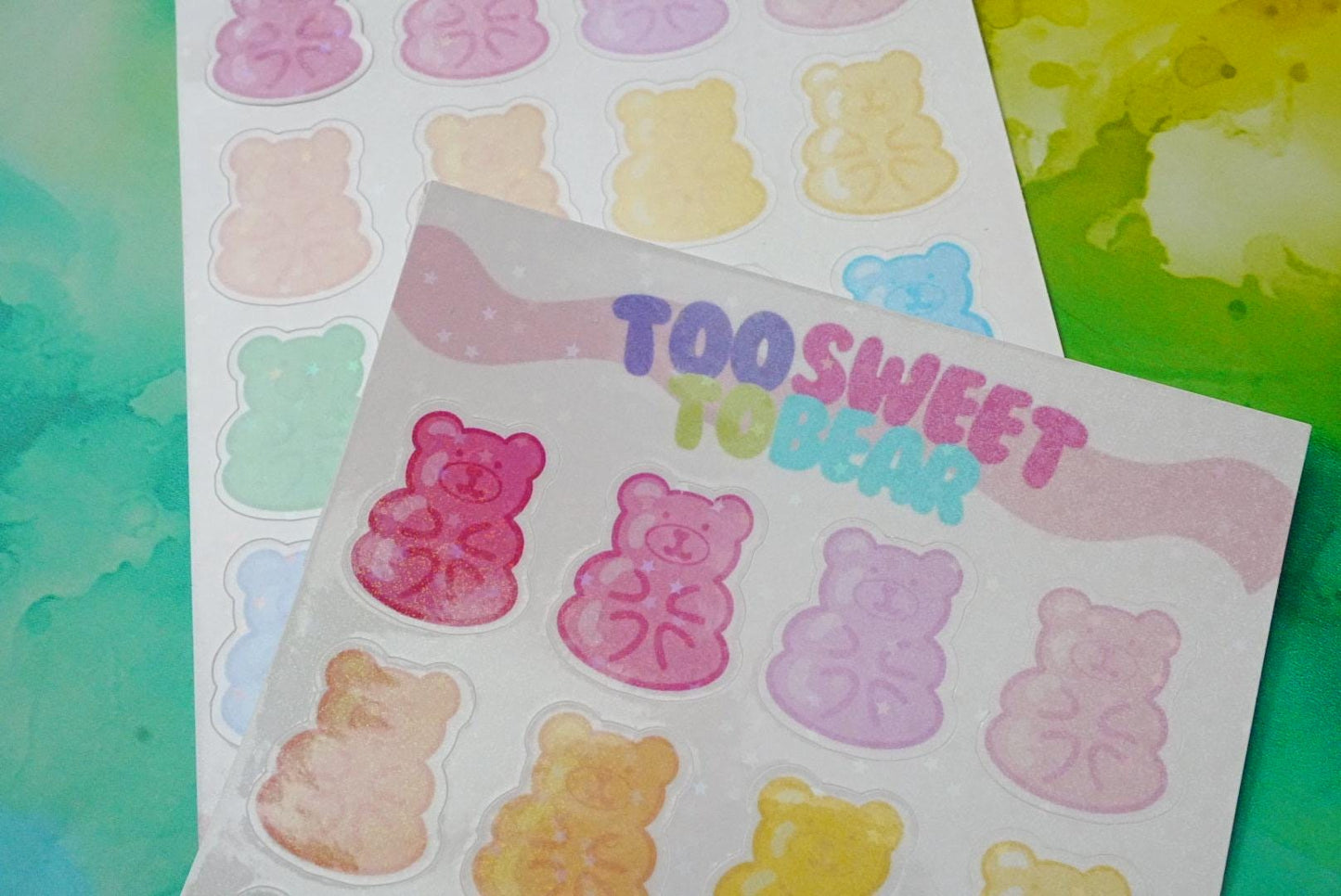 Too Cute to Bear Classic Sticker Sheet