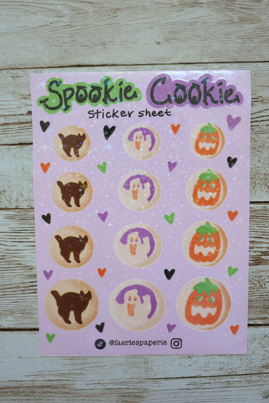 Spookie Cookie Classic Sticker Sheet