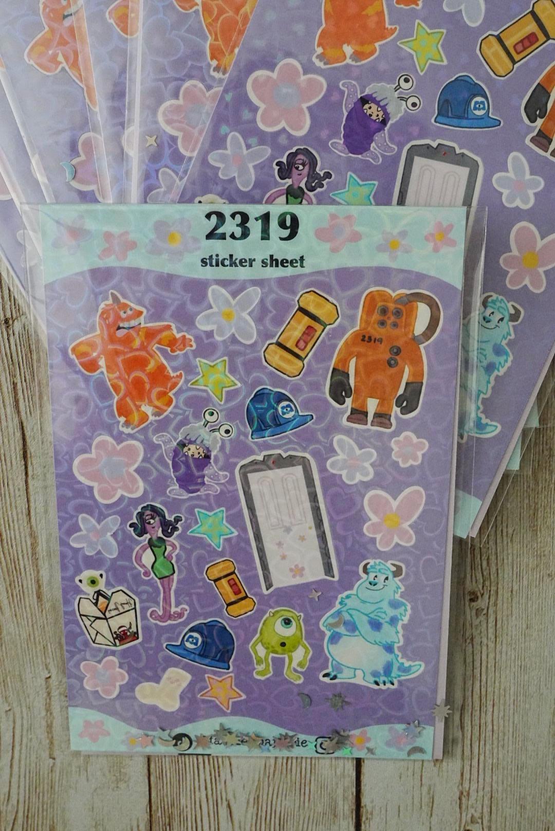 2319 Classic Sticker Sheet