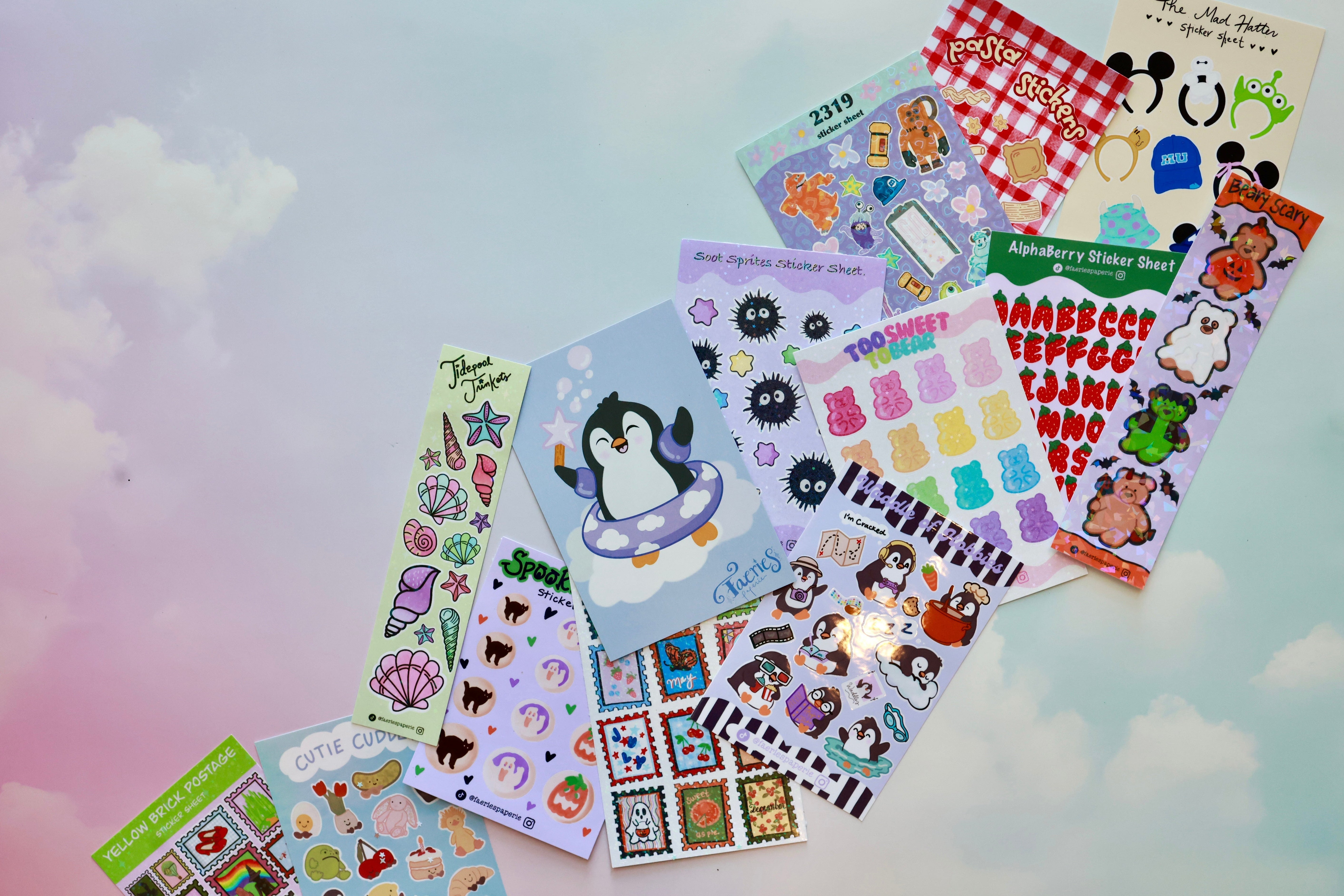 All Sticker Sheets – Faeriespaperie