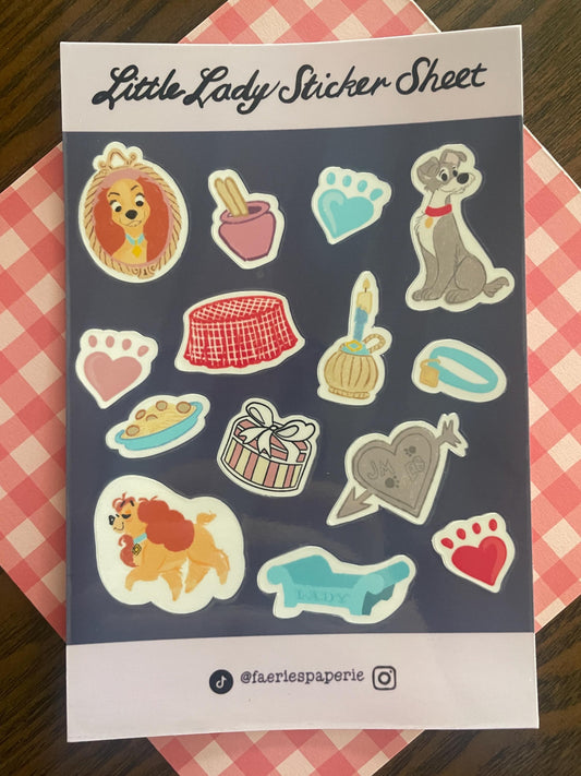 Little Lady Classic Sticker Sheet