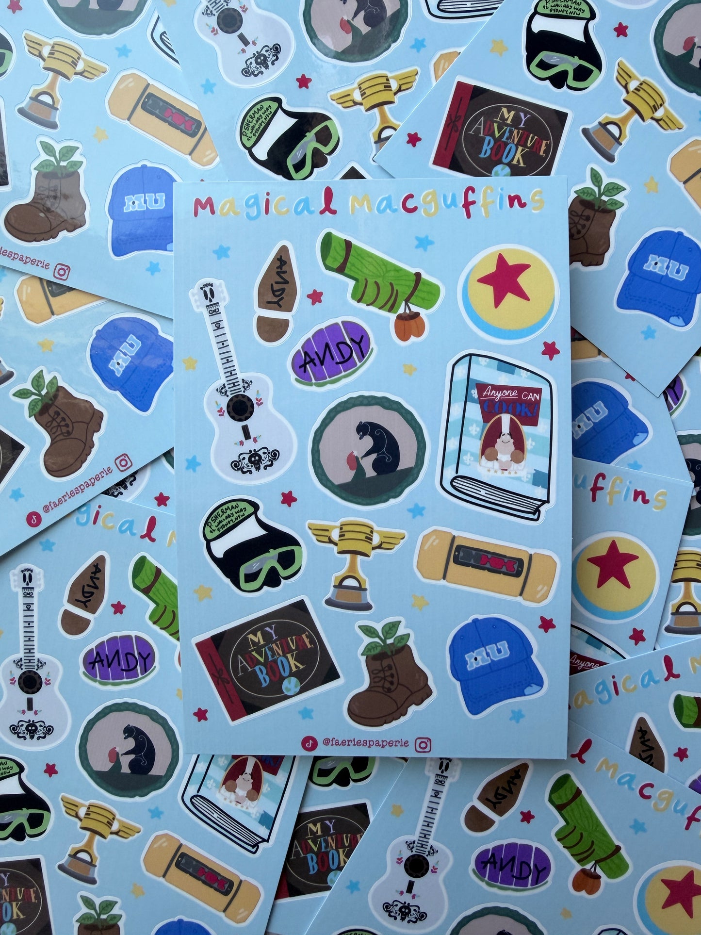 Magical Macguffins Classic Sticker Sheet