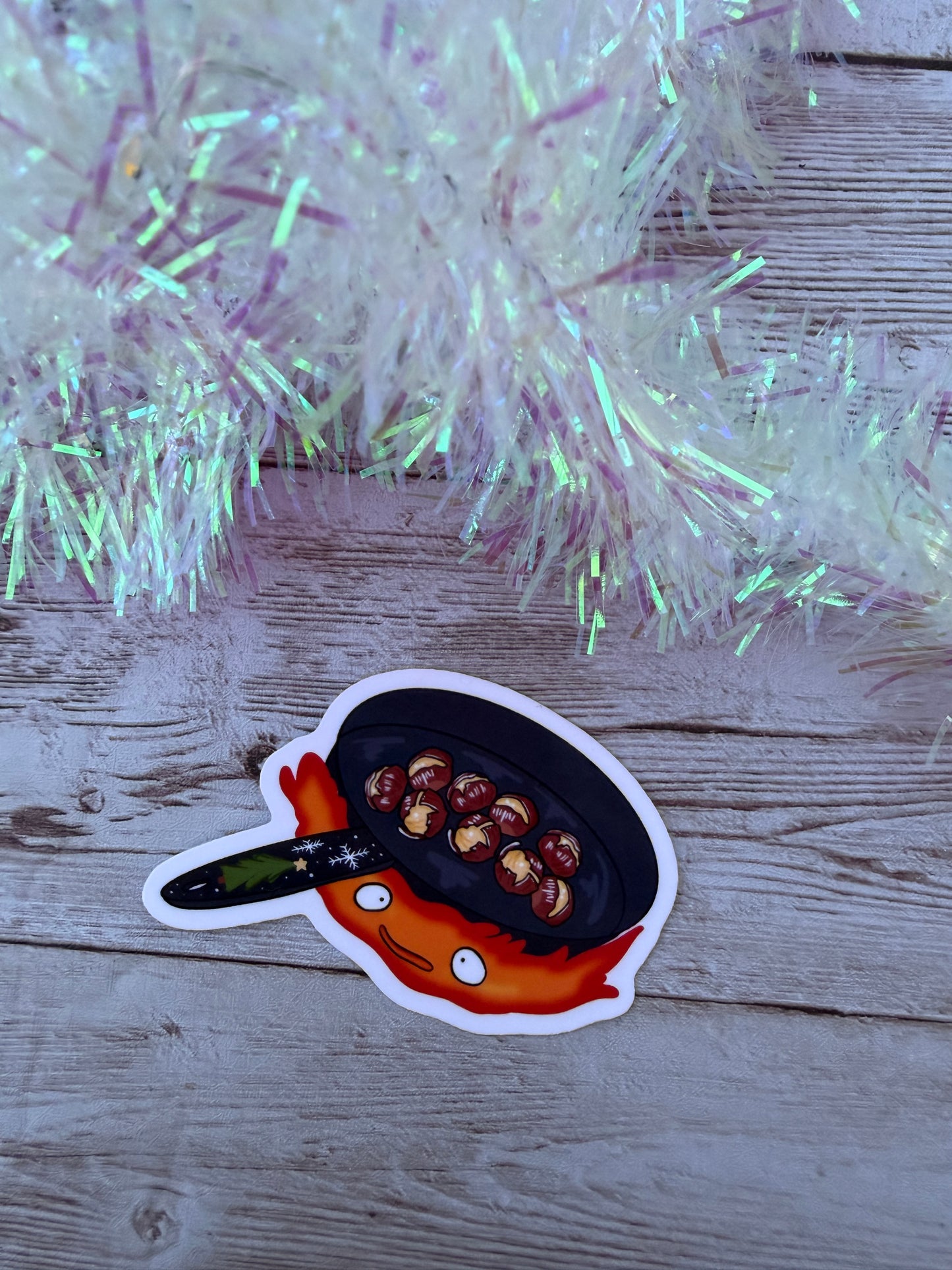 A Very Ghibli Christmas Vinyl Stickers