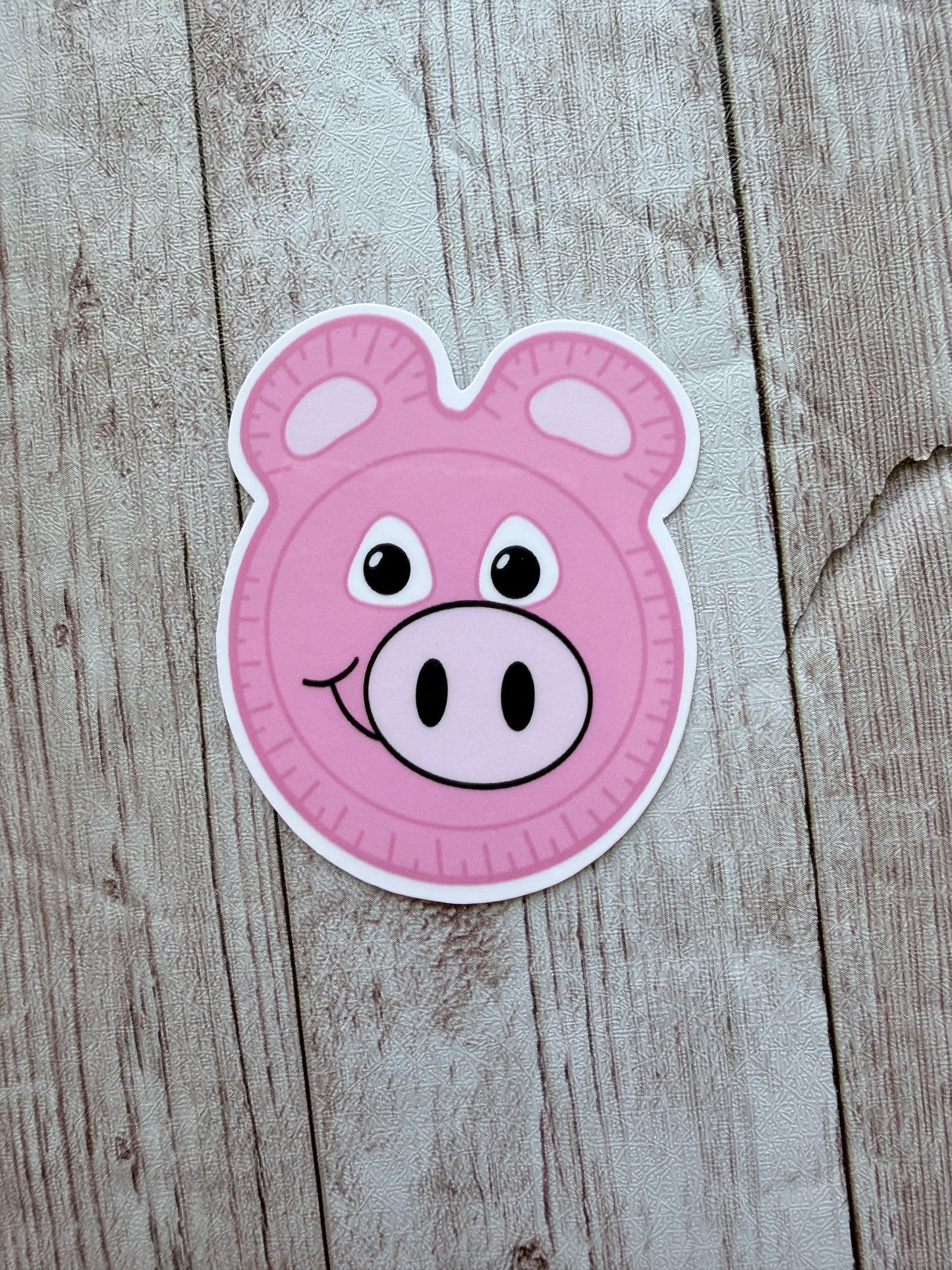 Paper Pal Plate Vinyl Stickers
