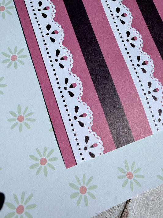 Foolish Mortal Journal/Scrapbook Paper