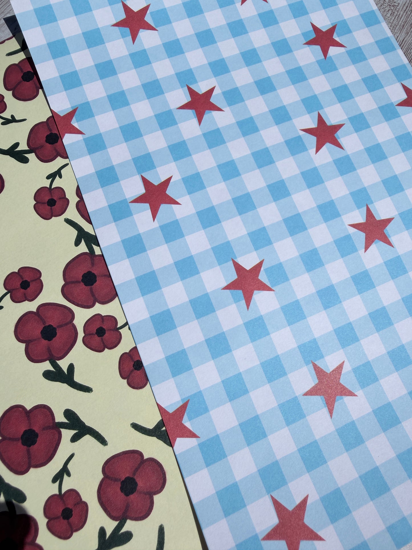 California Poppy Journal/Scrapbook Paper