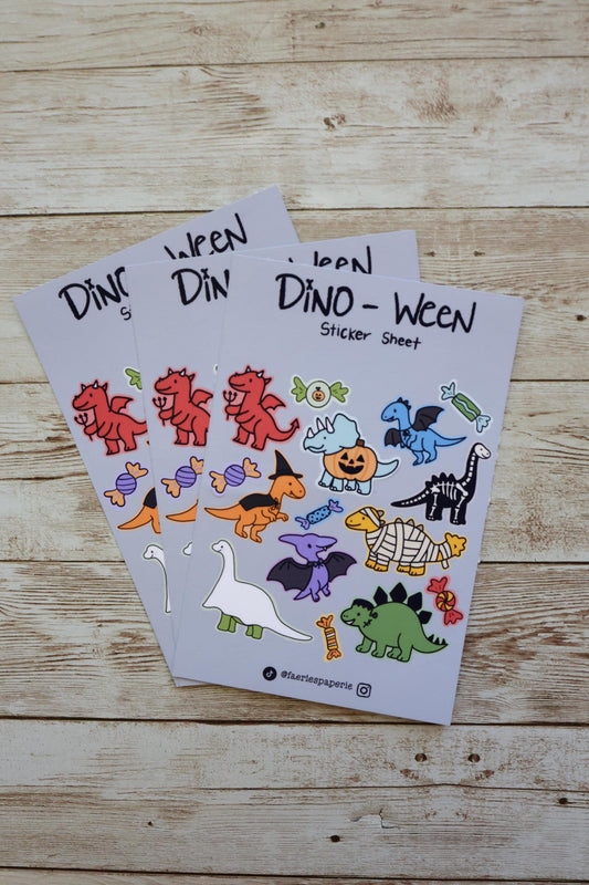 Dino-Ween Classic Sticker Sheet