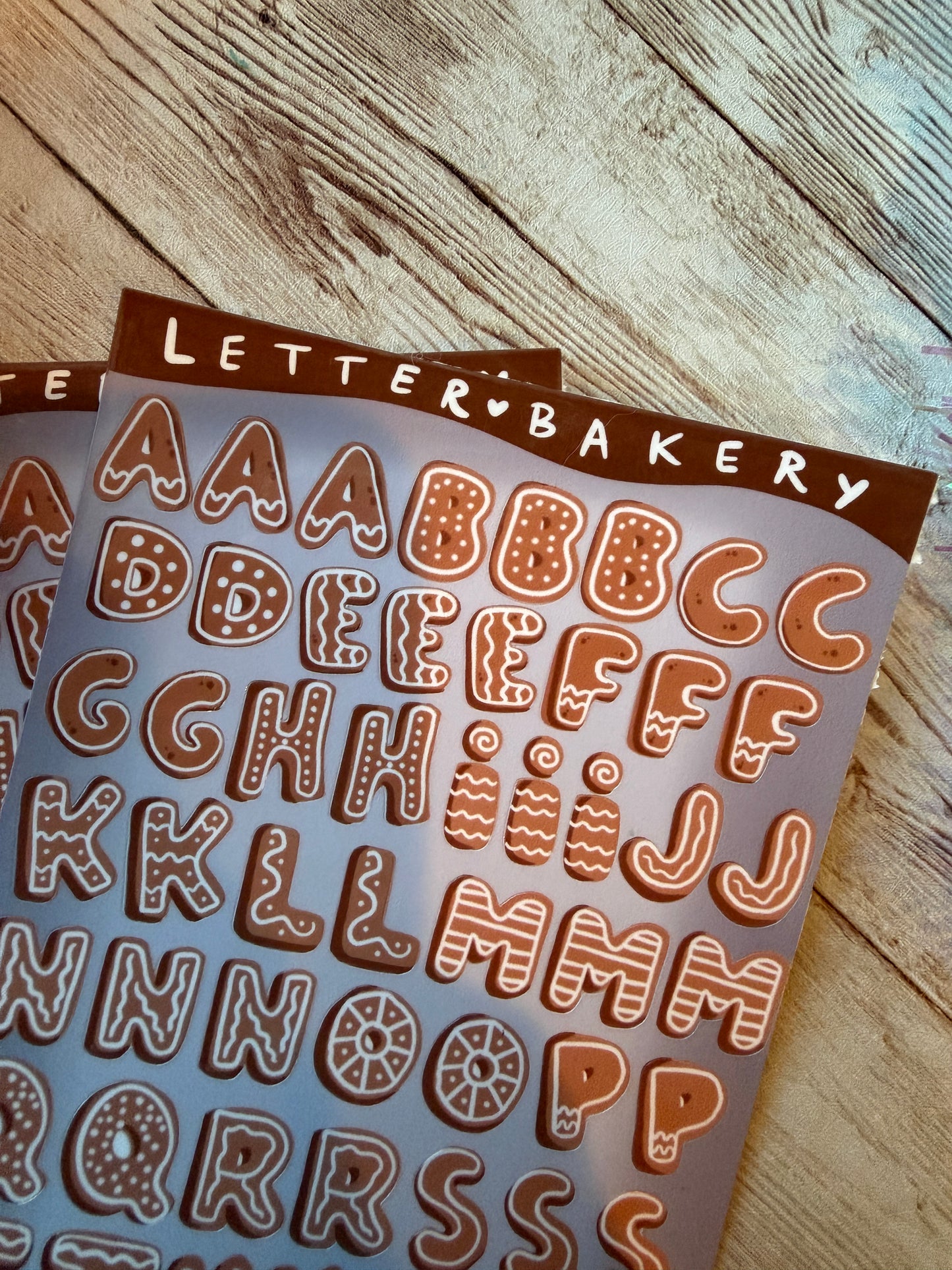 Letter Bakery Classic Sticker Sheet