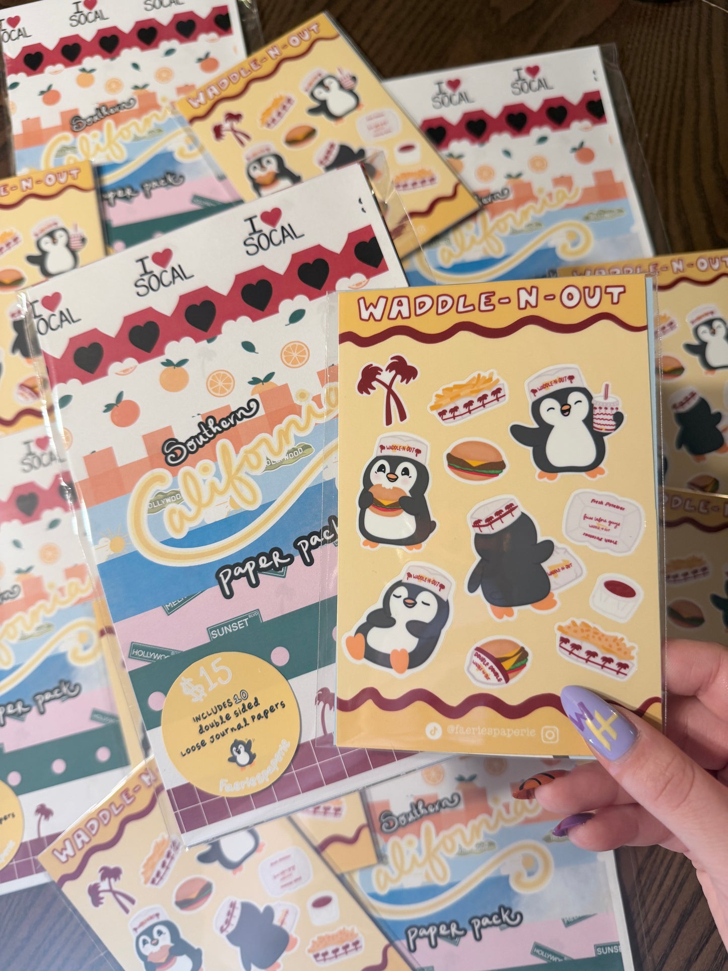 Waddle In Out Classic Sticker Sheet