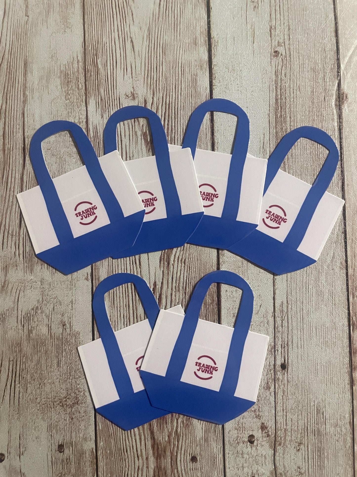 "Trading Junk" Tote Stickers