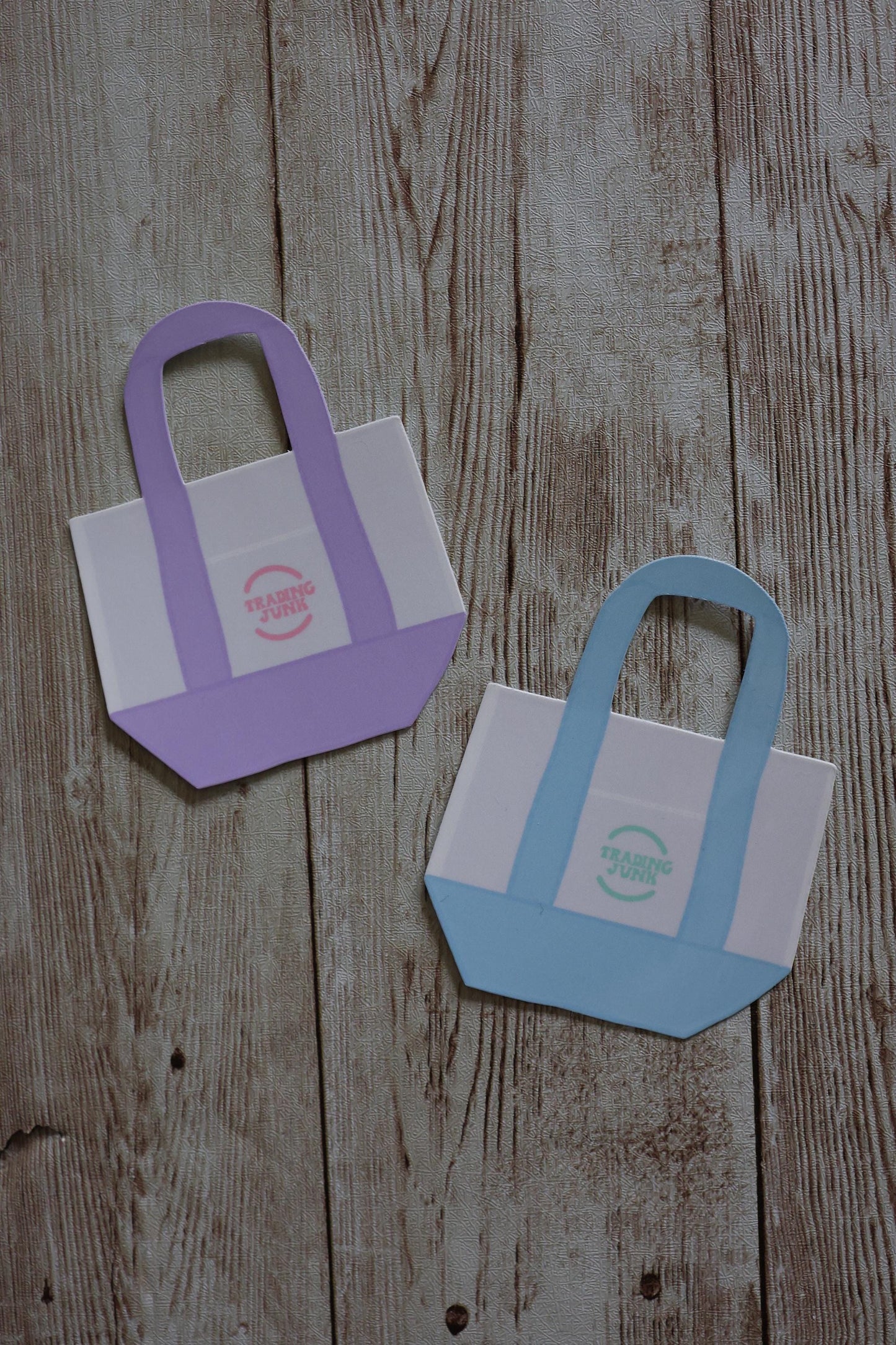"Trading Junk" Tote Stickers