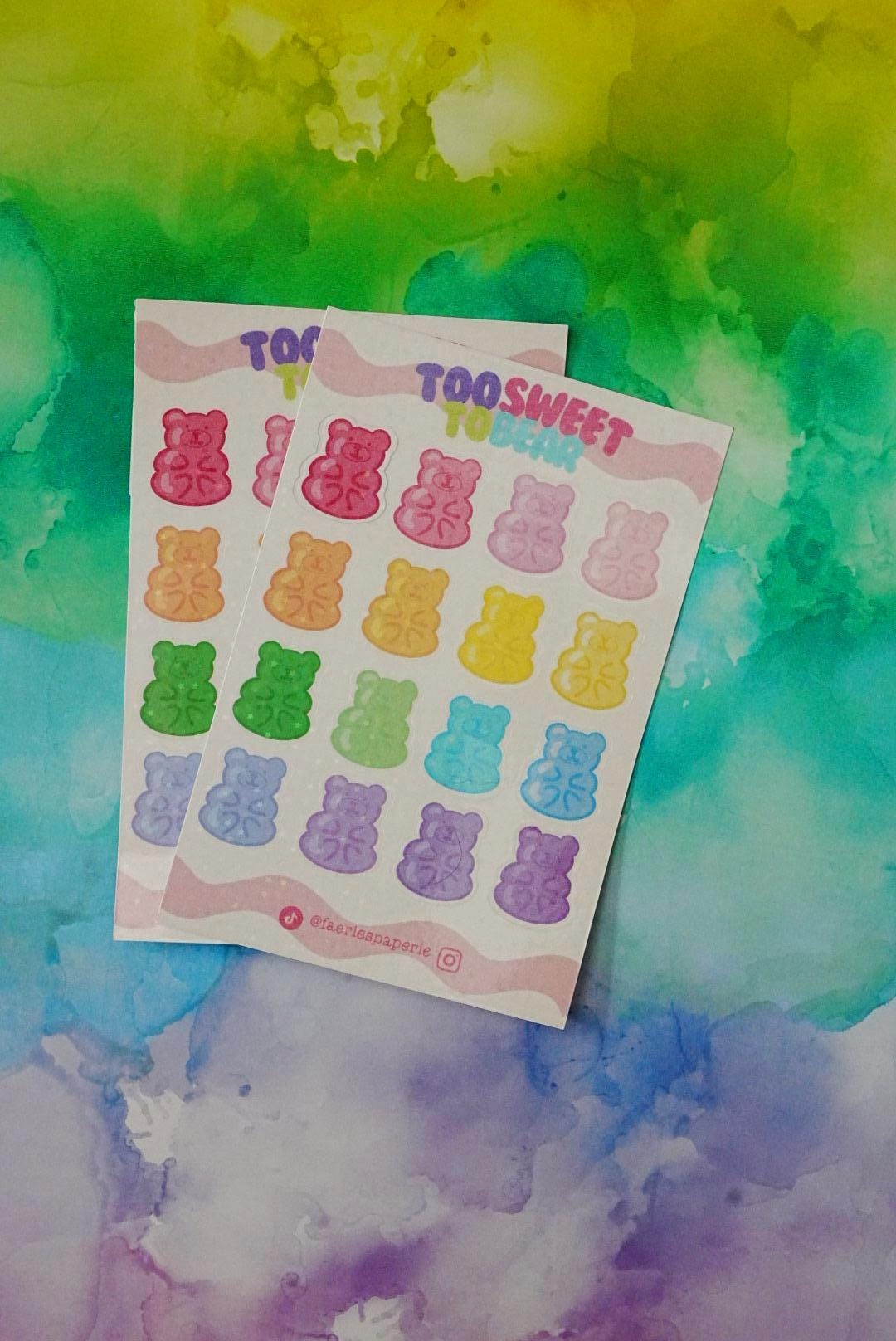 Too Cute to Bear Classic Sticker Sheet