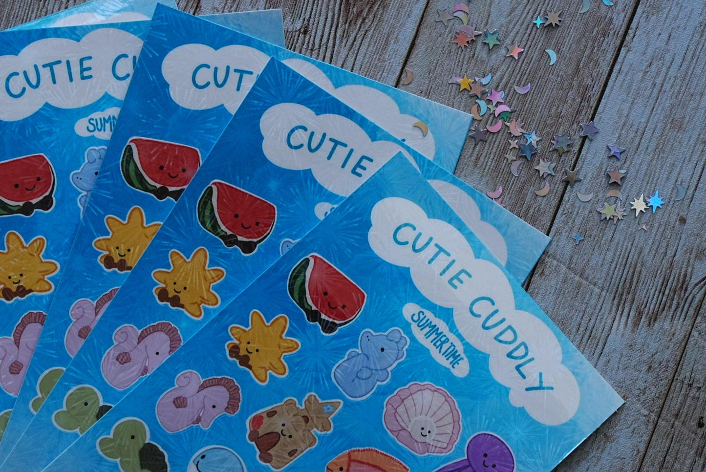Cutie Cuddly Classic Sticker Sheets