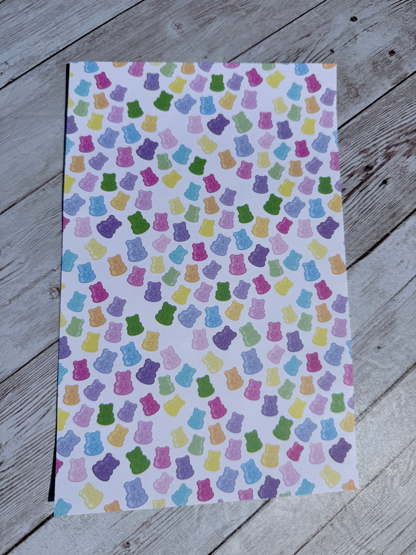Gummy Bear Journal/Scrapbook Paper