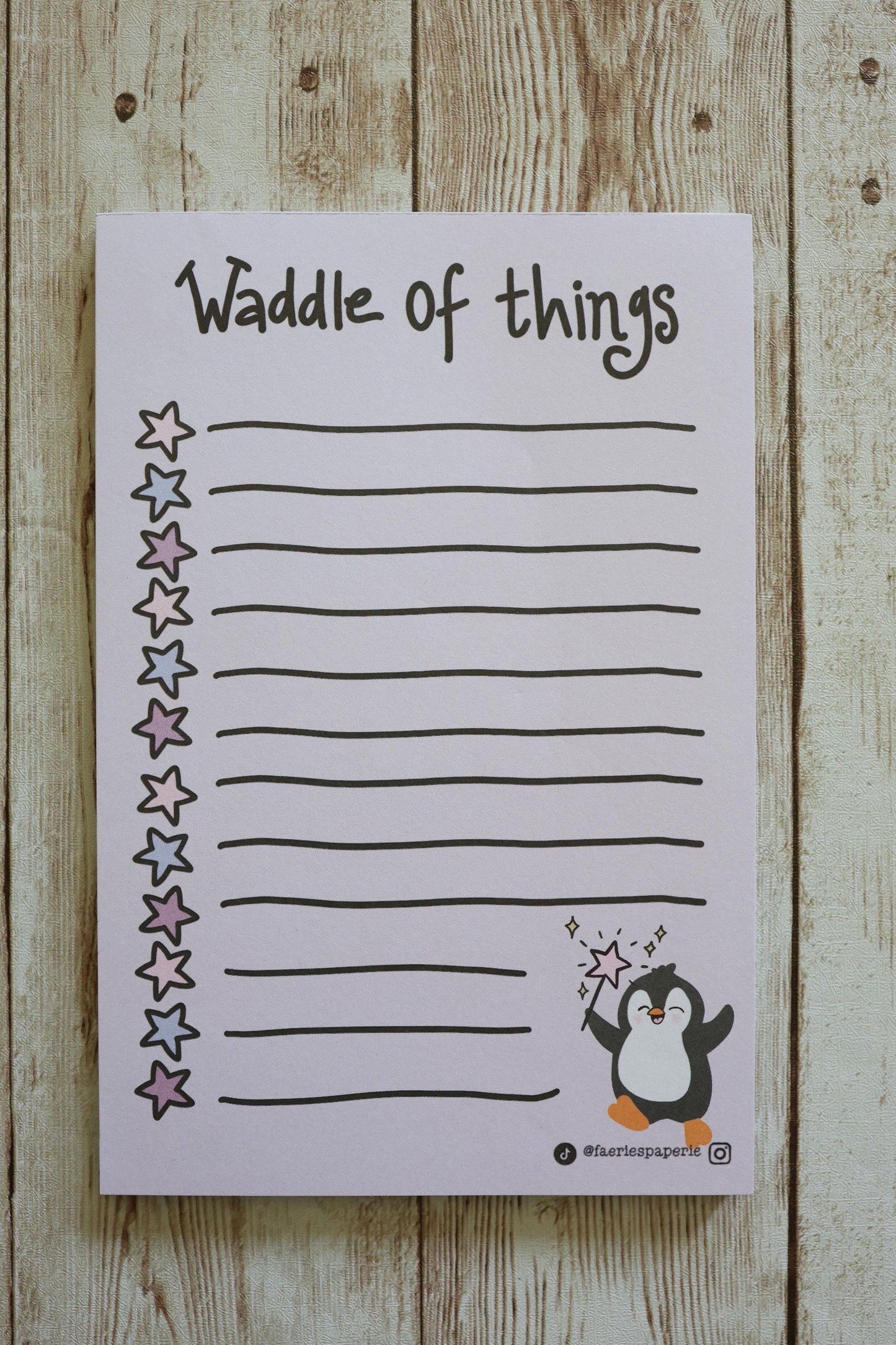 Waddle Of Things Note Set