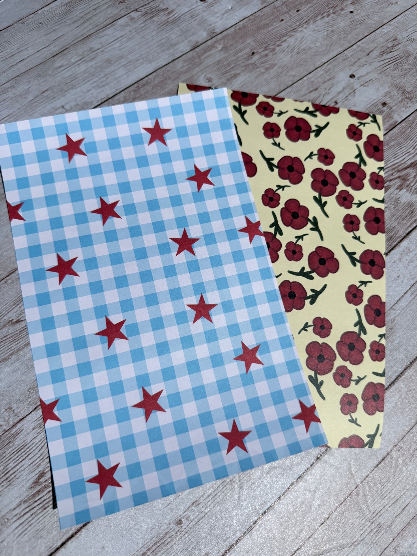California Poppy Journal/Scrapbook Paper