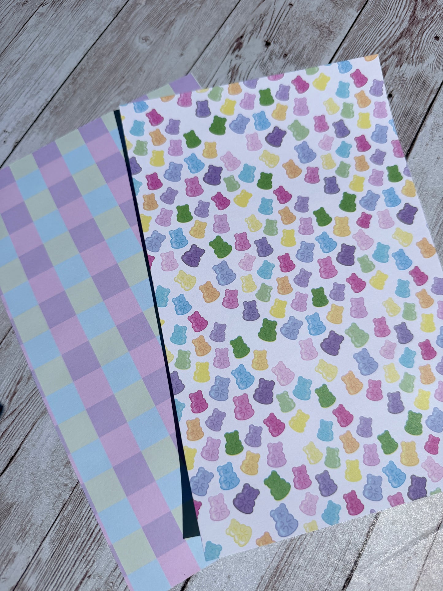Gummy Bear Journal/Scrapbook Paper