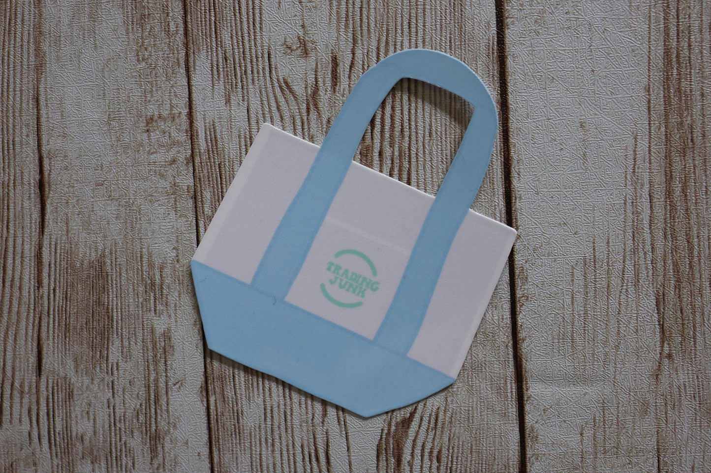 "Trading Junk" Tote Stickers