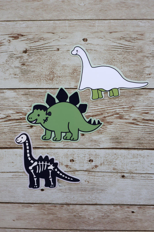 Halloween Costume Dinosaur Vinyl Stickers