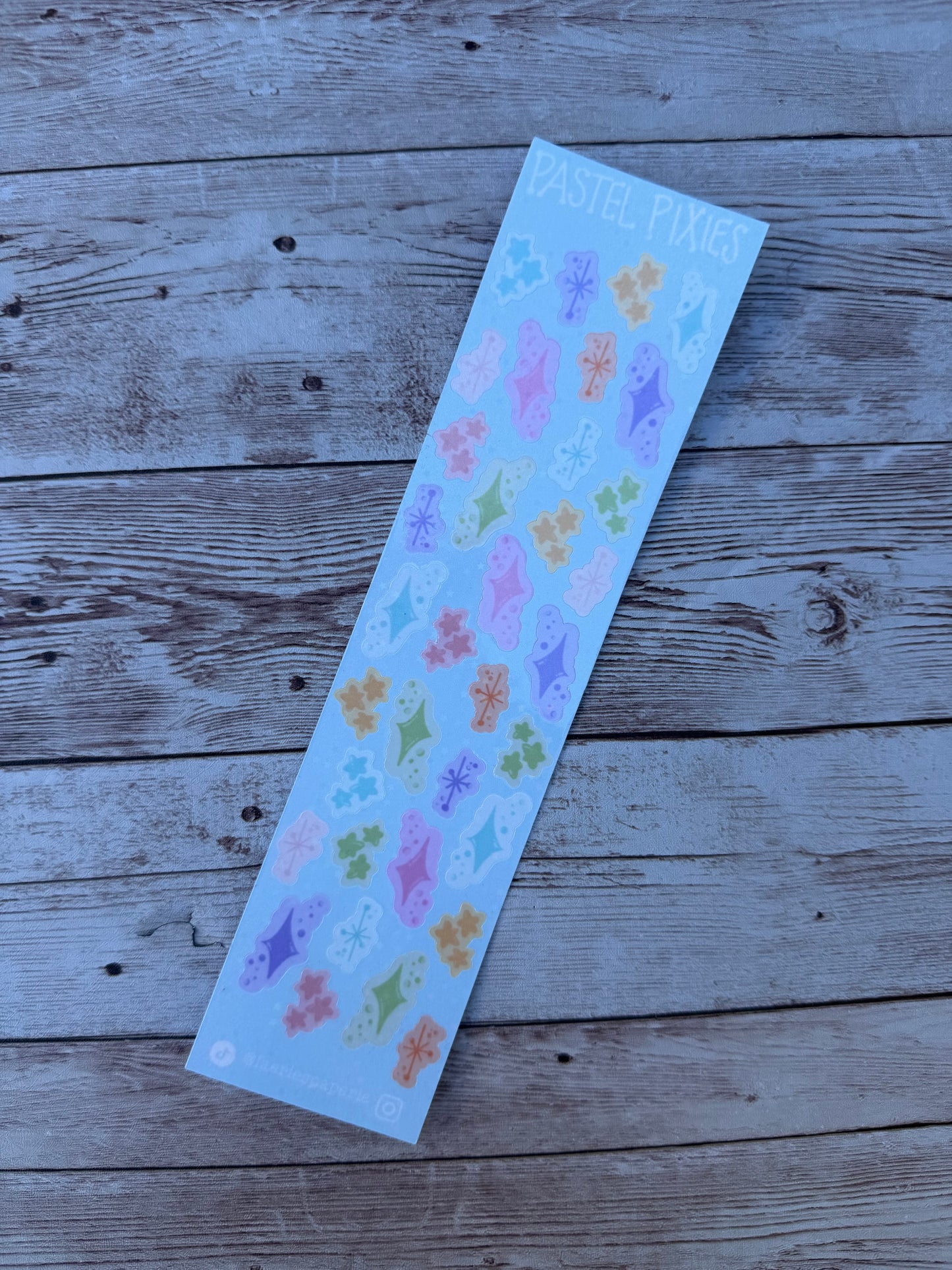 Pastel Pixie Dust Skinny Sticker Sheet