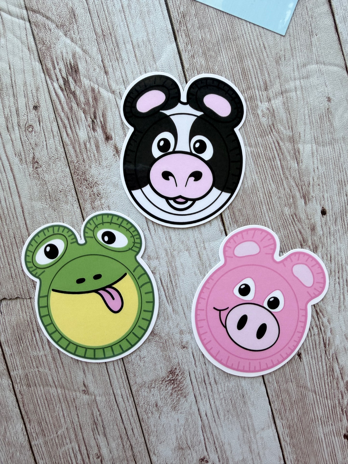 Paper Pal Plate Vinyl Stickers