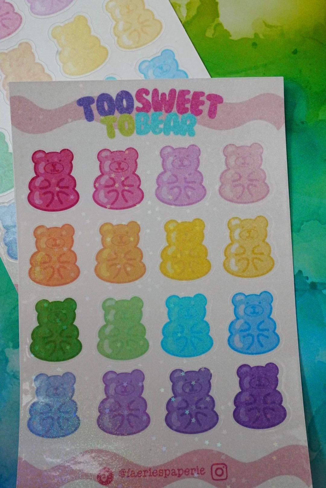 Too Cute to Bear Classic Sticker Sheet