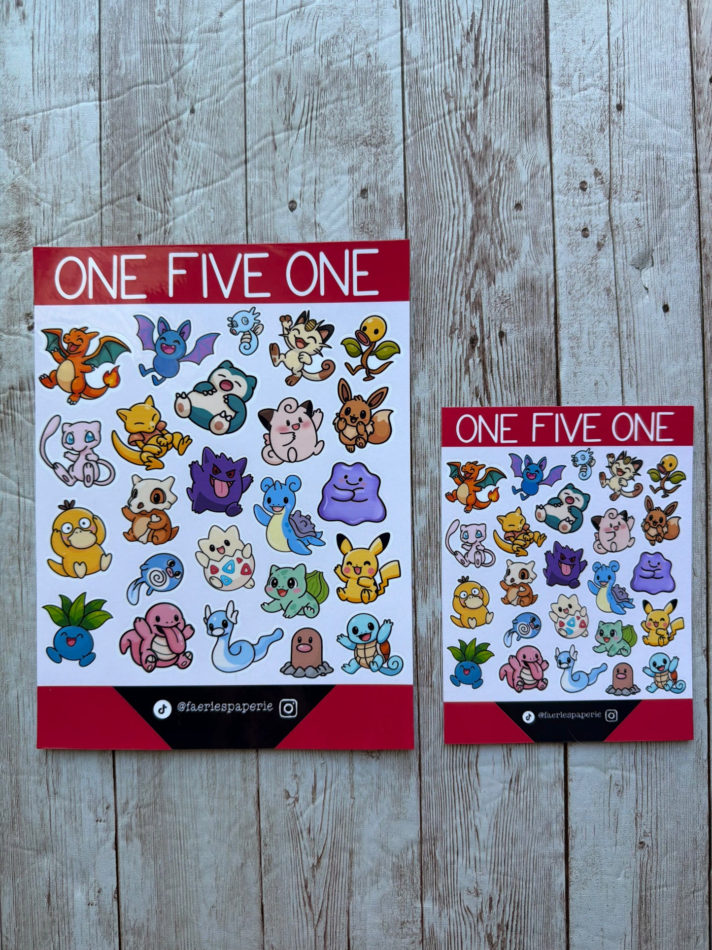One Five One Sticker Sheet