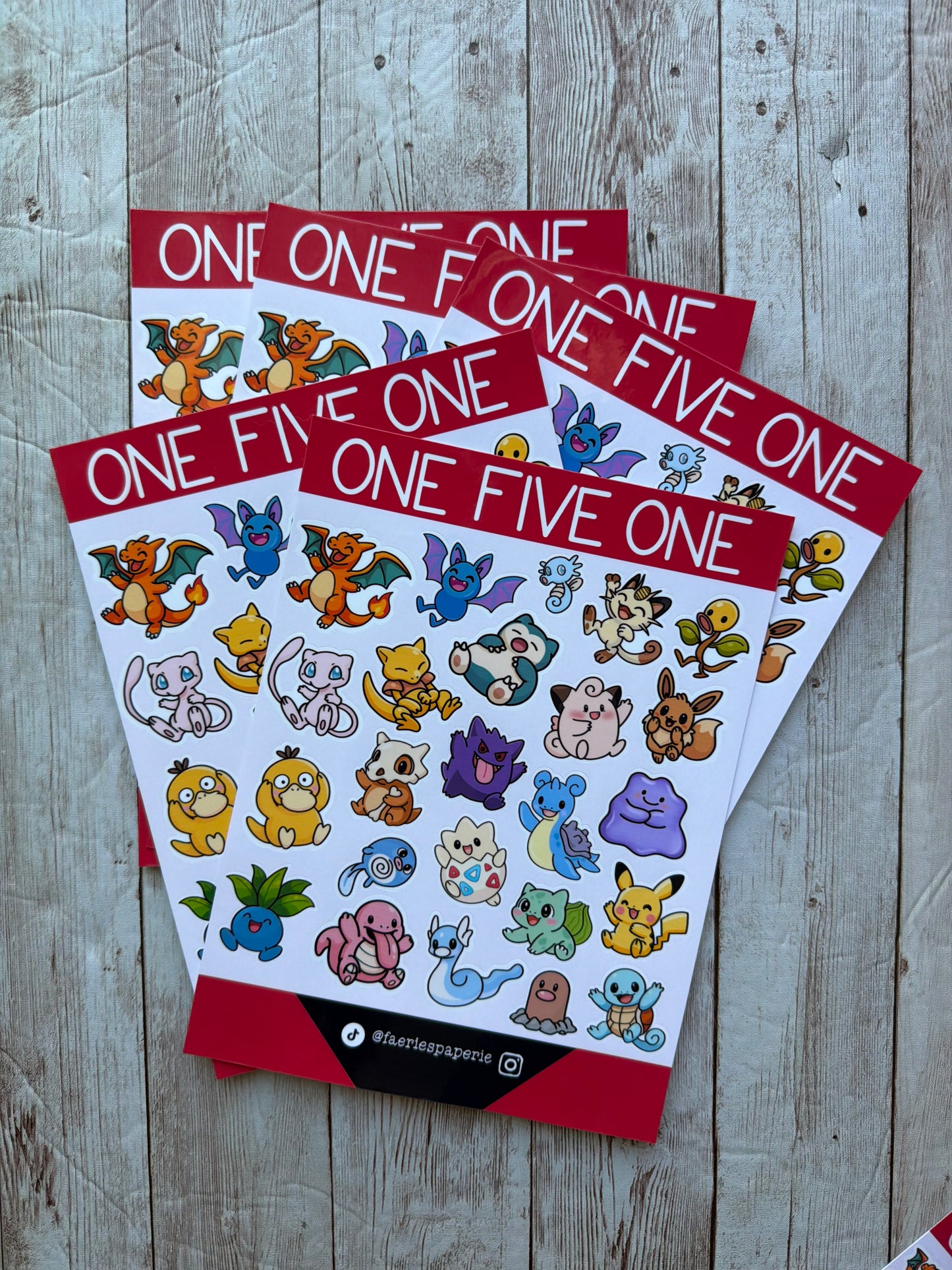 One Five One Sticker Sheet