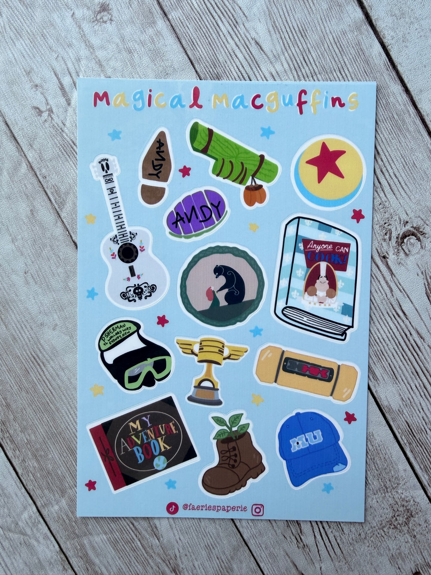 Magical Macguffins Classic Sticker Sheet