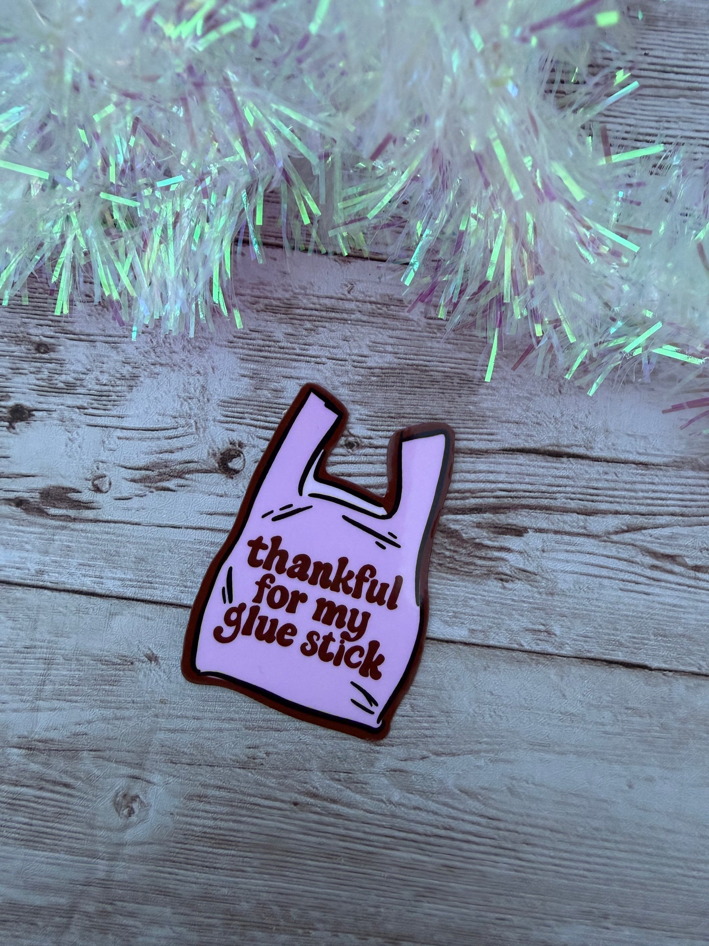 Thankful For Crafty Totes Vinyl Stickers