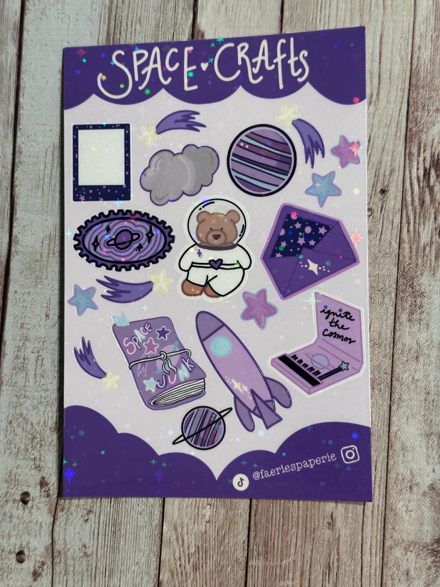 Space Crafts Classic Sticker Sheet