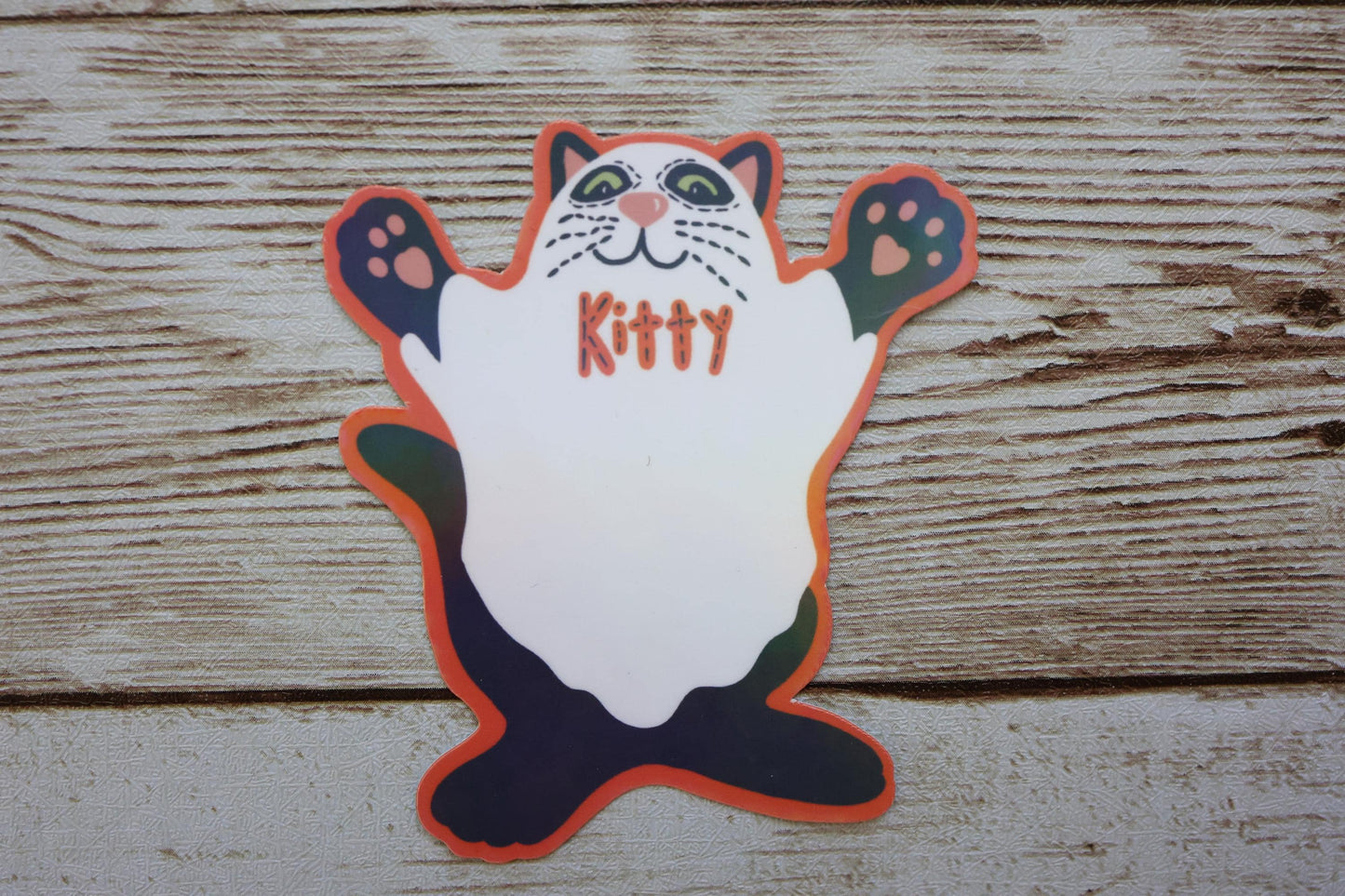 Boo Kitty Vinyl Sticker