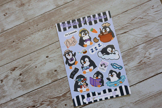 Waddle Of Hobbies Classic Sticker Sheet